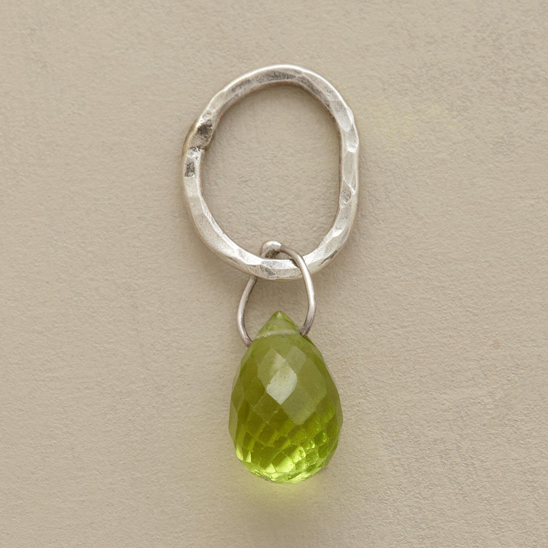 Faceted Birthstone Charms, Sterling Silver