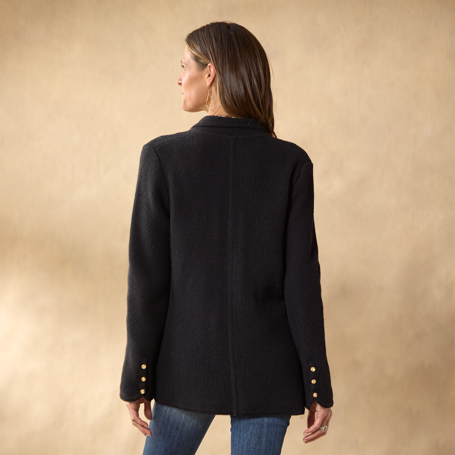 Ivy League Sweater Blazer, Petite