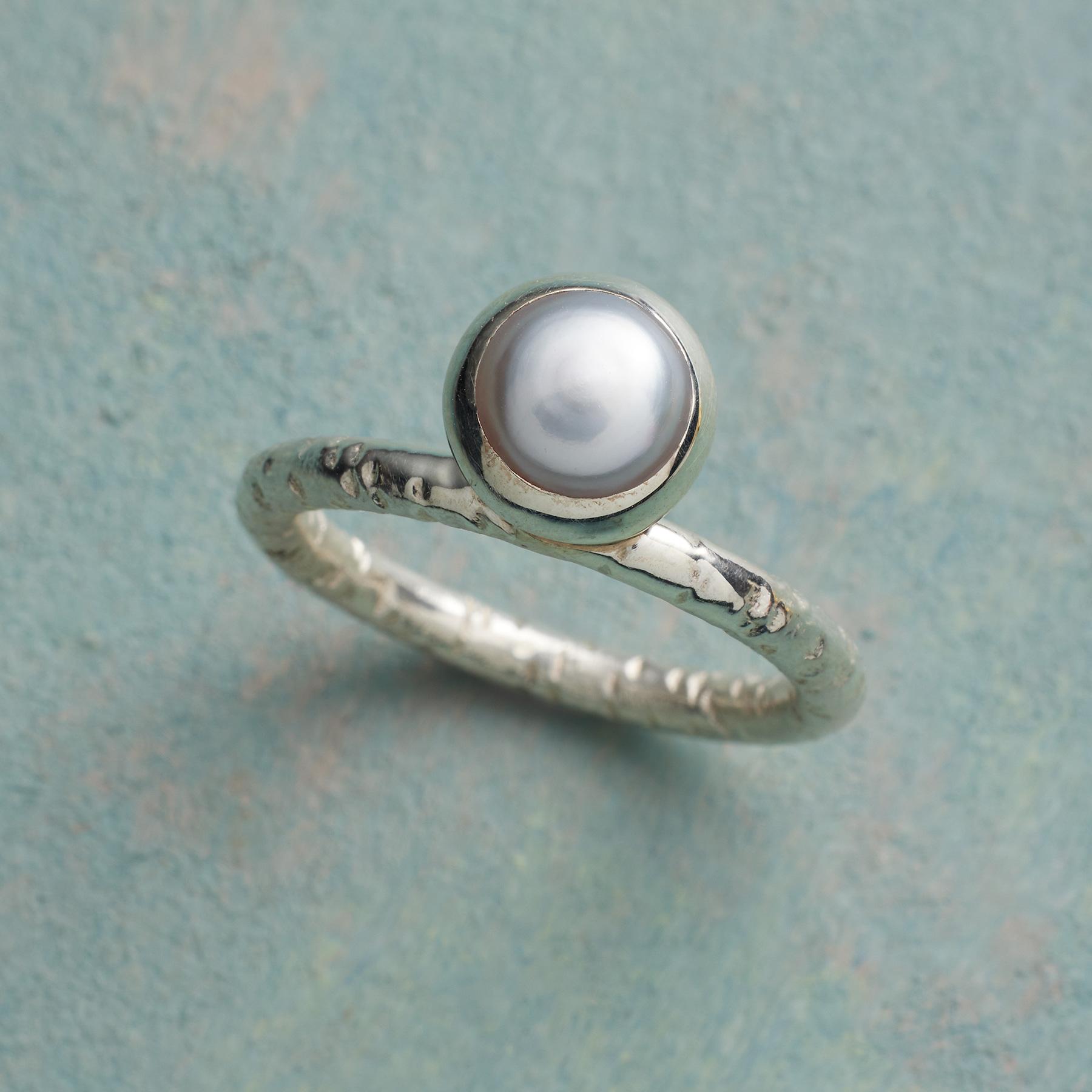 Silver Pearl Ring | Sundance Outlet