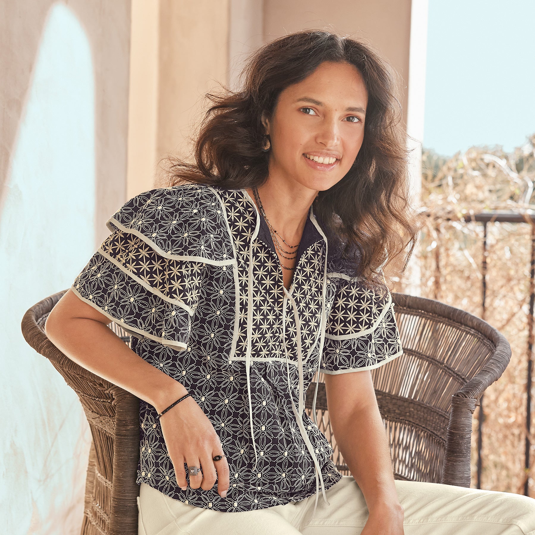 Demming Top - Sundance Catalog