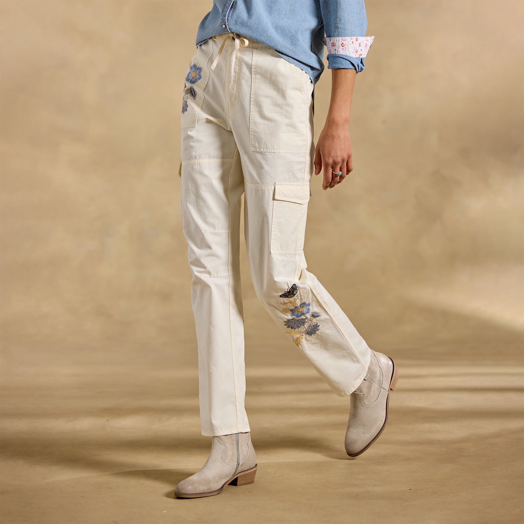 Starling Embroidered Pants | Sundance Outlet