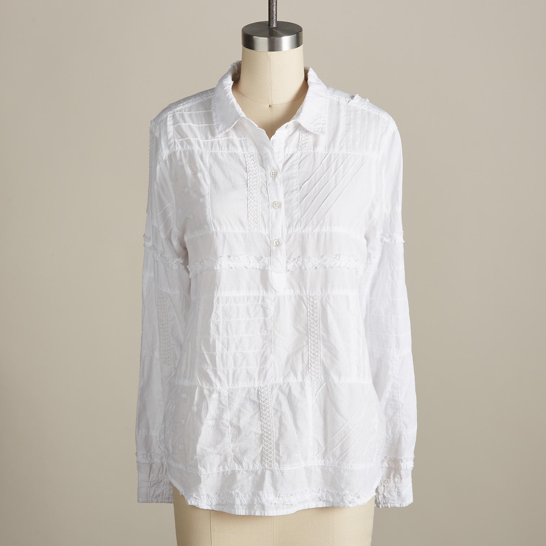 Stowe Patchwork Shirt | Sundance Outlet