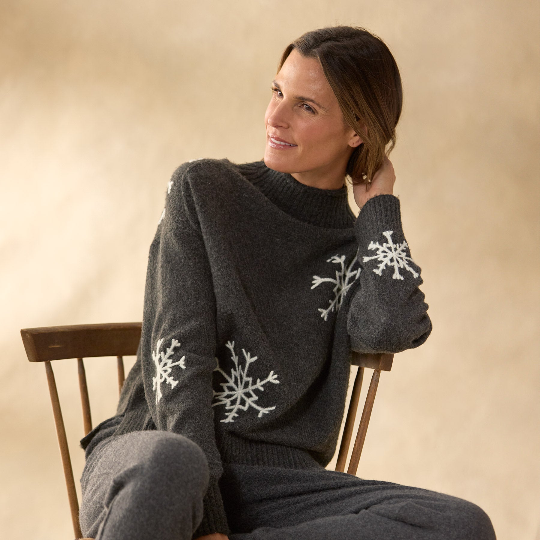 Sweet Snowflake Sweater, Petite | Sundance Outlet
