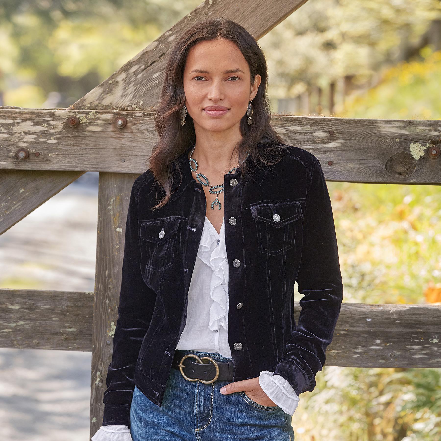 Wren Velvet Jacket, Petite | Sundance Outlet