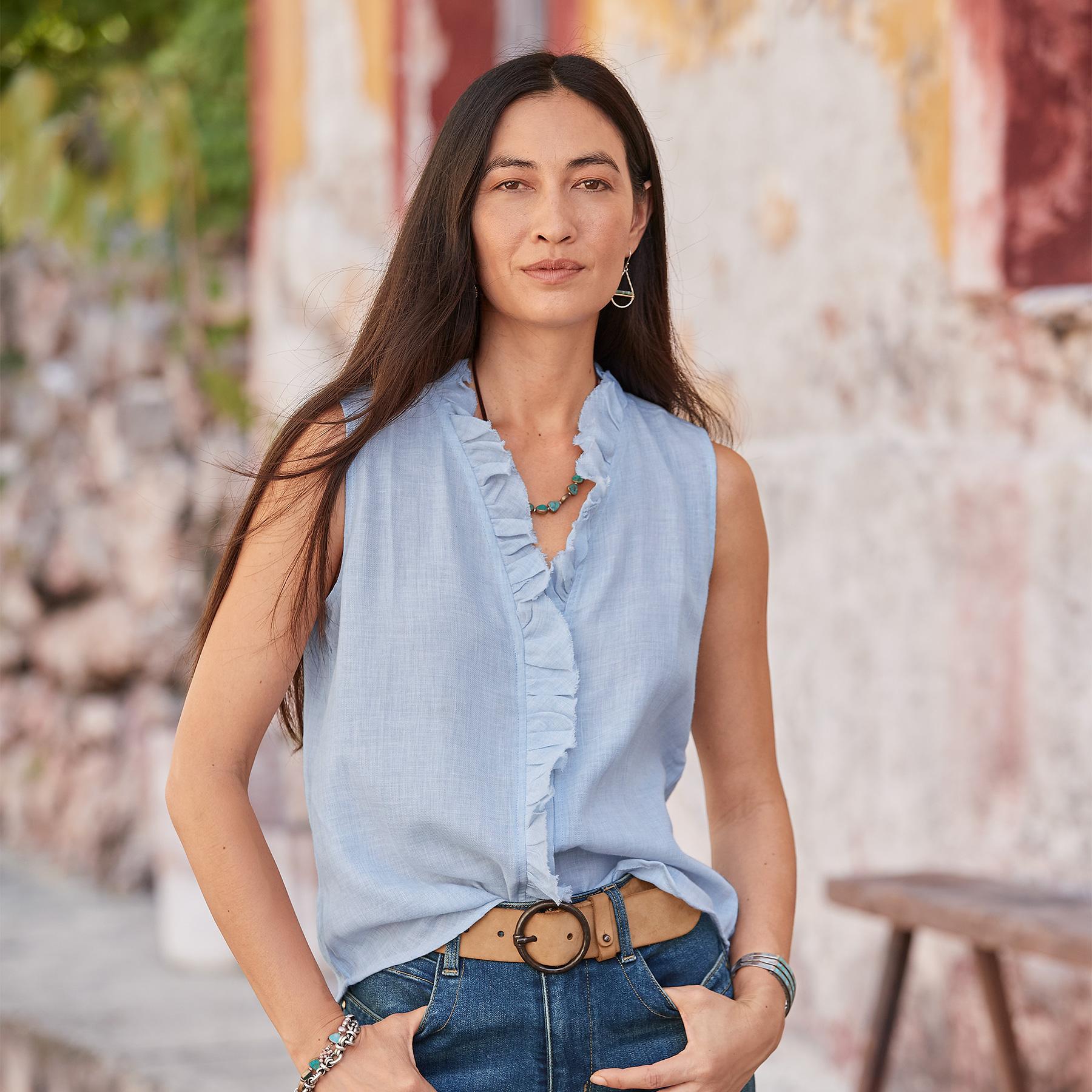 Sienna Ruffle Top | Sundance Outlet