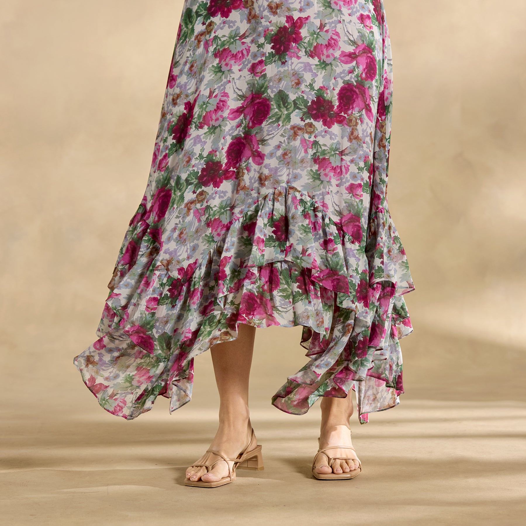 Champs de Fleur Printed Dress, Petite - Sundance Catalog