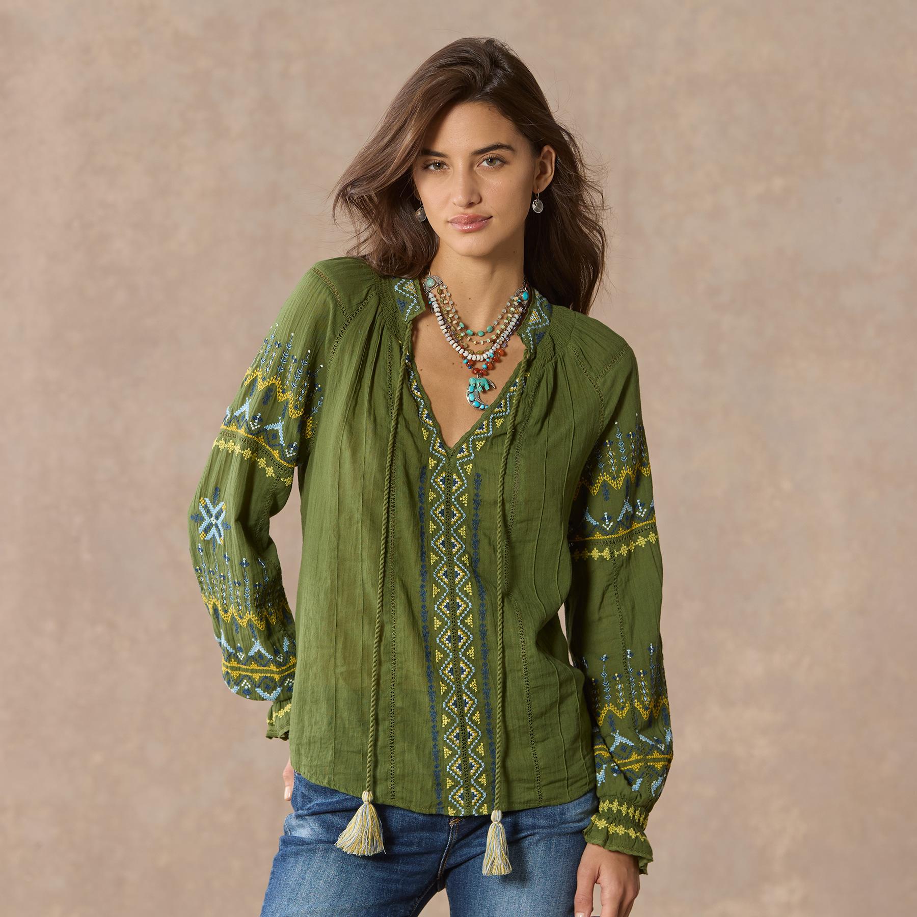 Totora Embroidered Top | Sundance Catalog Outlet