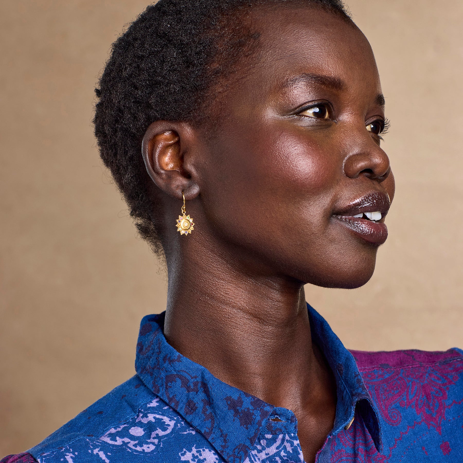 Vibrant Lotus Earrings | Sundance Outlet