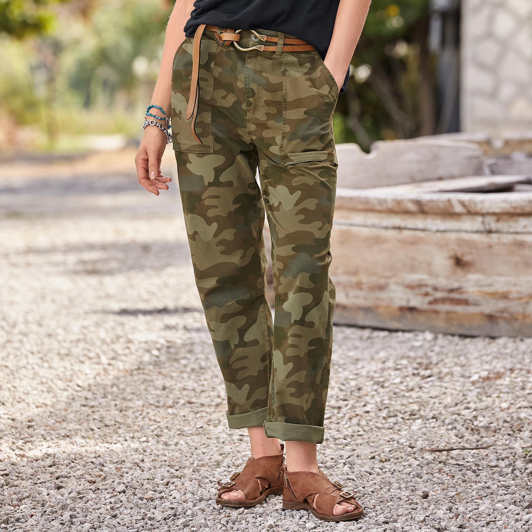 Ariel Camo Pants - Sundance Catalog