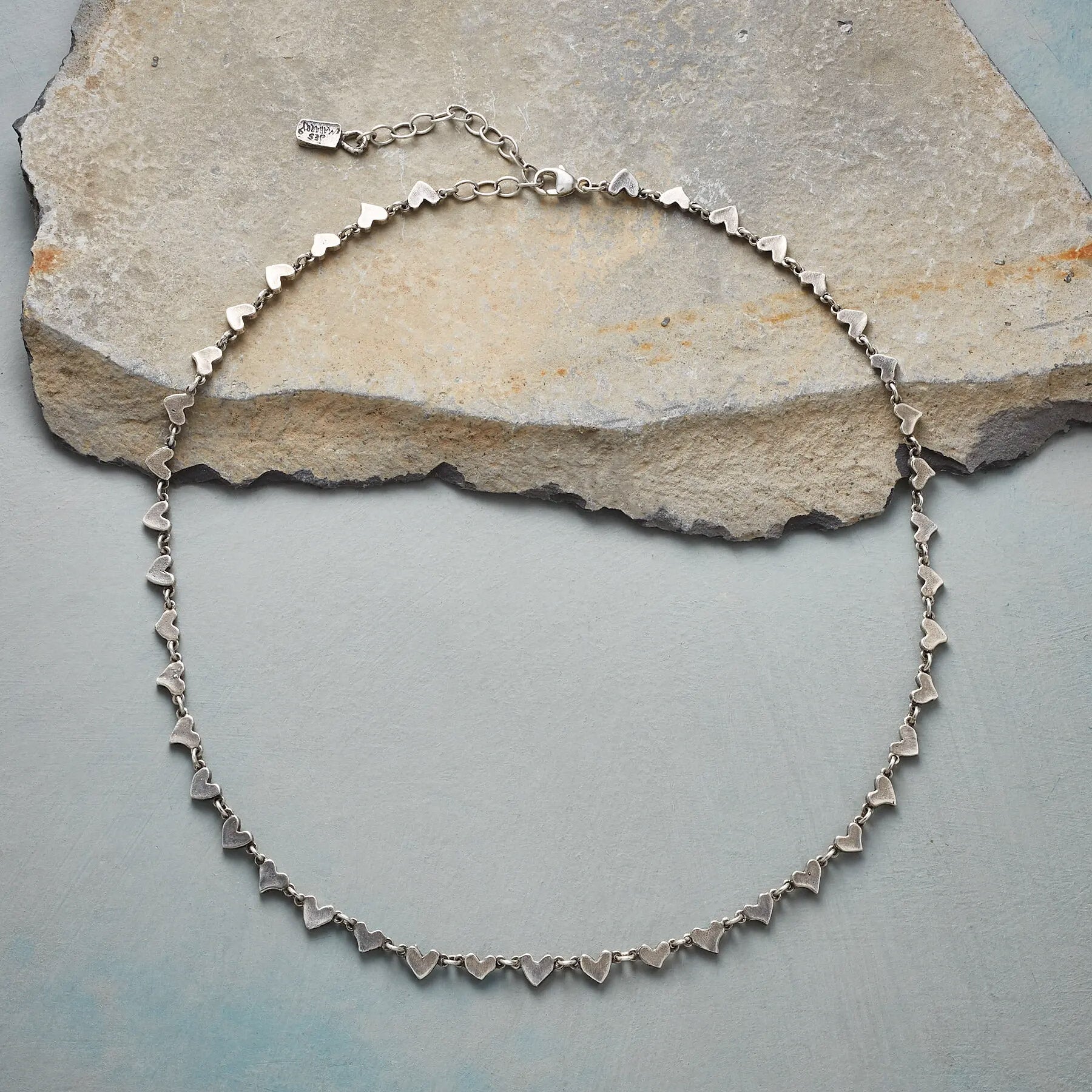 Sterling Chain Of Hearts Necklace | Sundance Outlet
