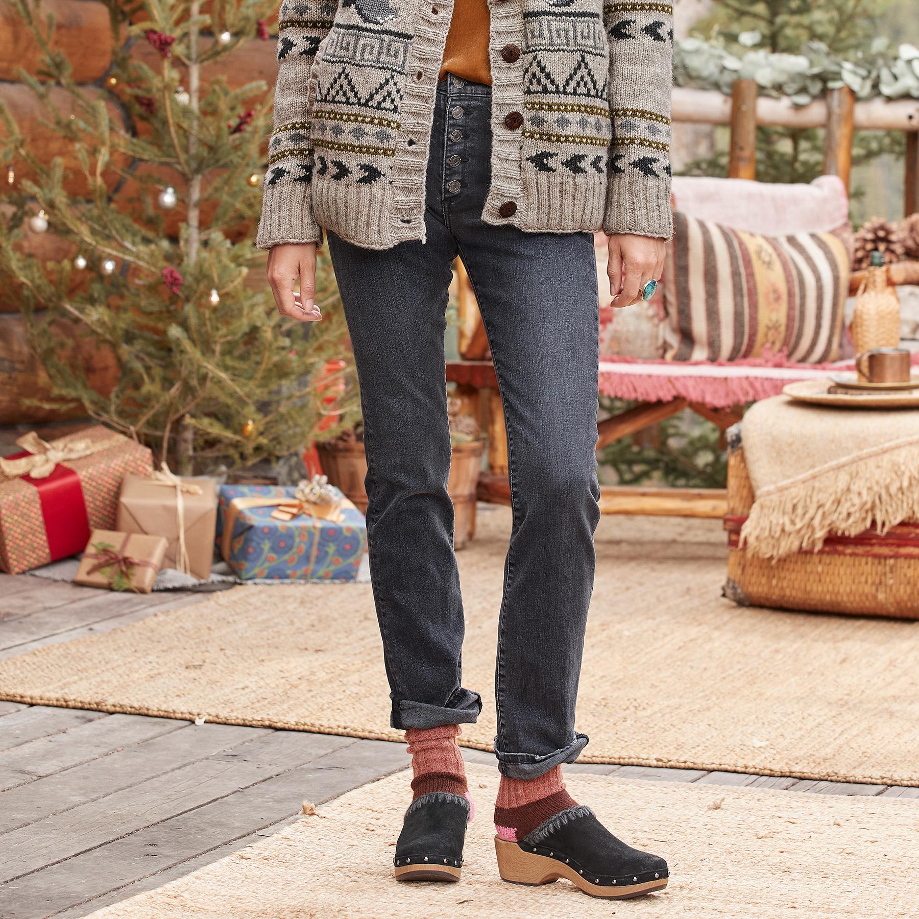 Gigi High Rise Straight Leg Jeans