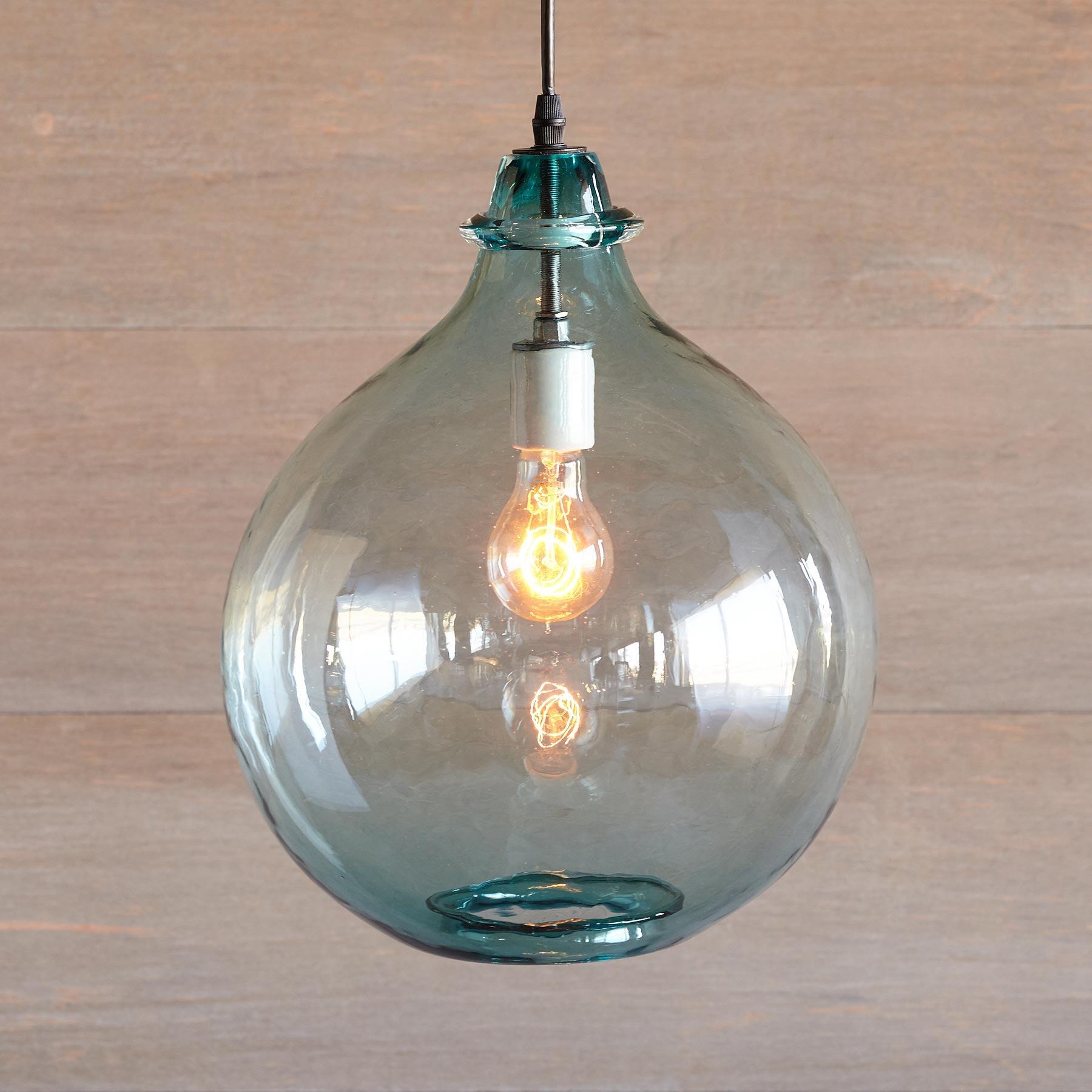 Salon Glass Demijohn Pendant Light
