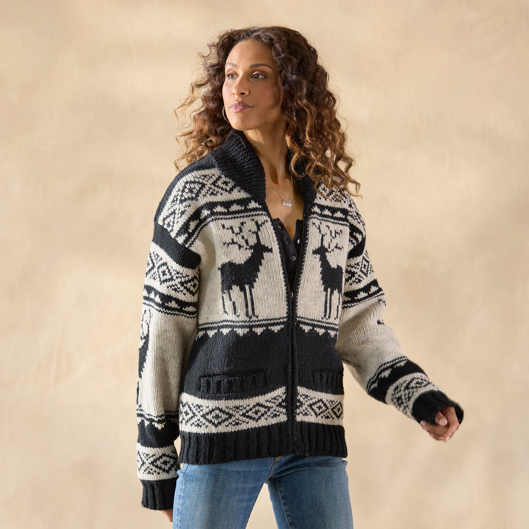 Woodland Stag Cardigan | Sundance Outlet