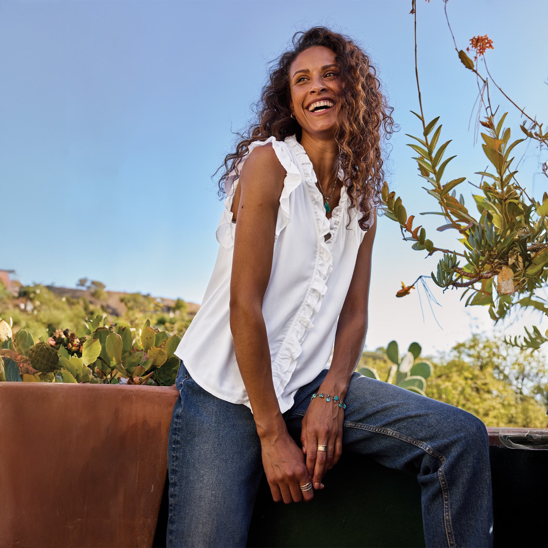 Milla Ruffle Top