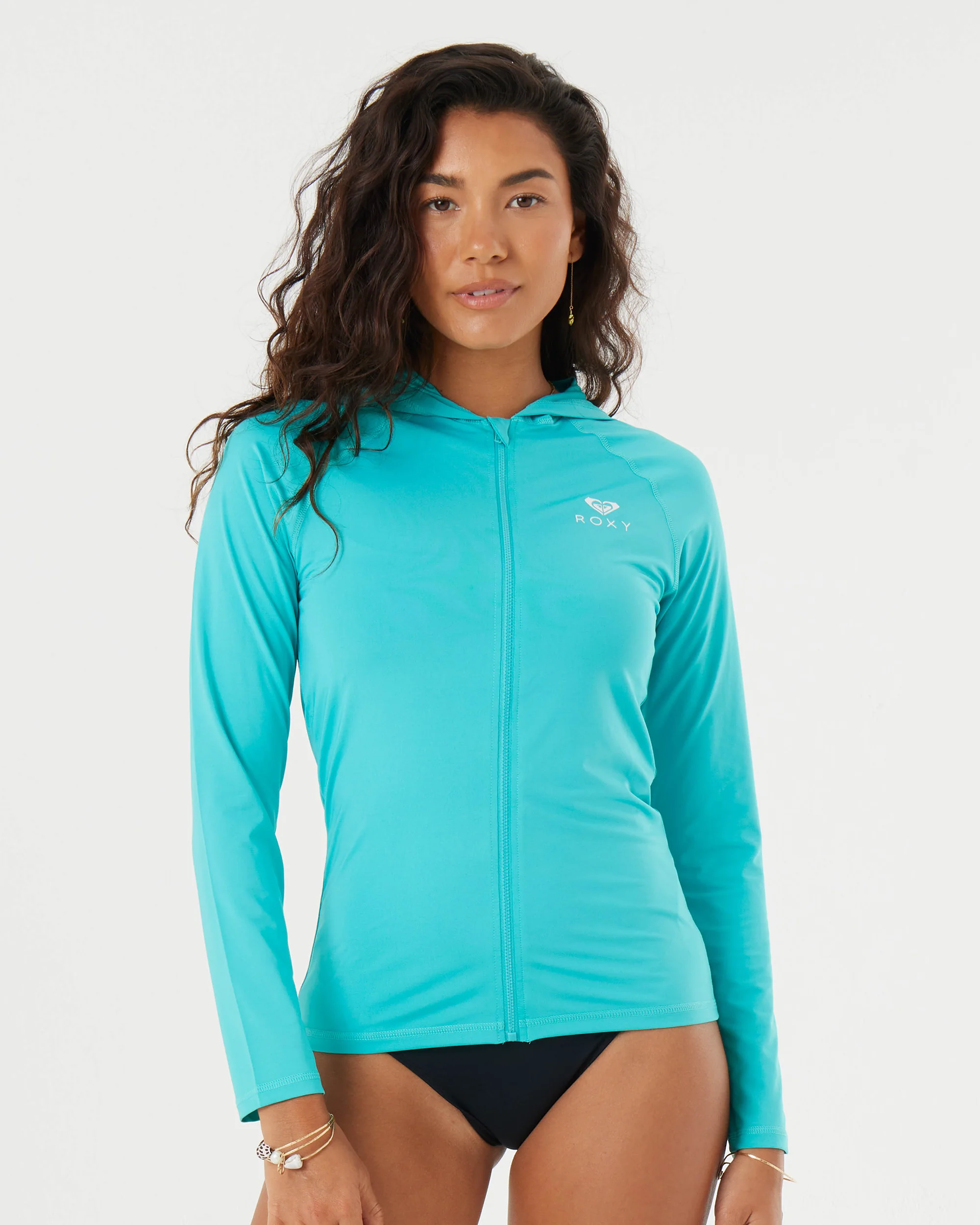 New Essentials Long Sleeve Hoodie Zipped Rashguard
