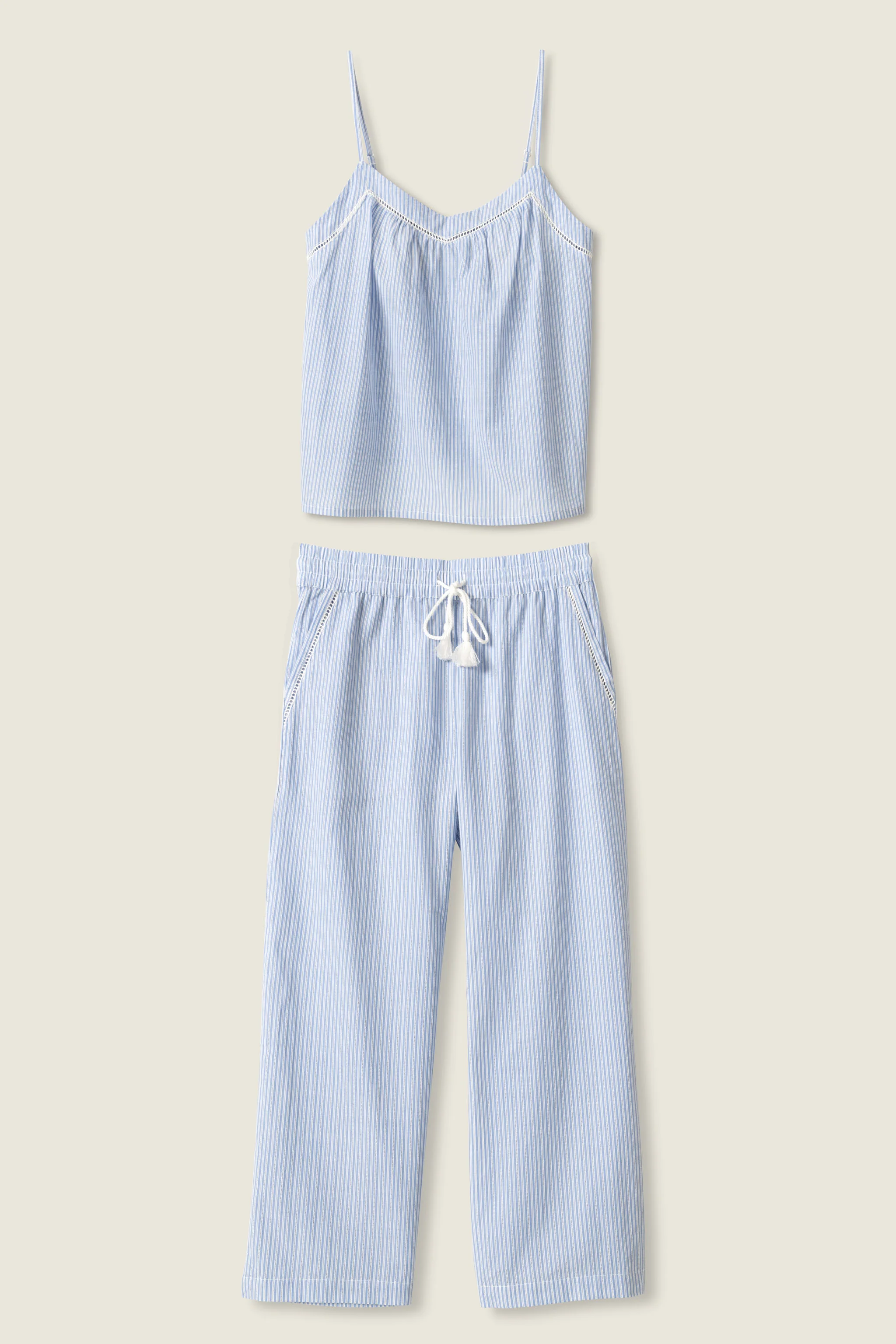 Dainty Daisy Crop Pant Lounge Set