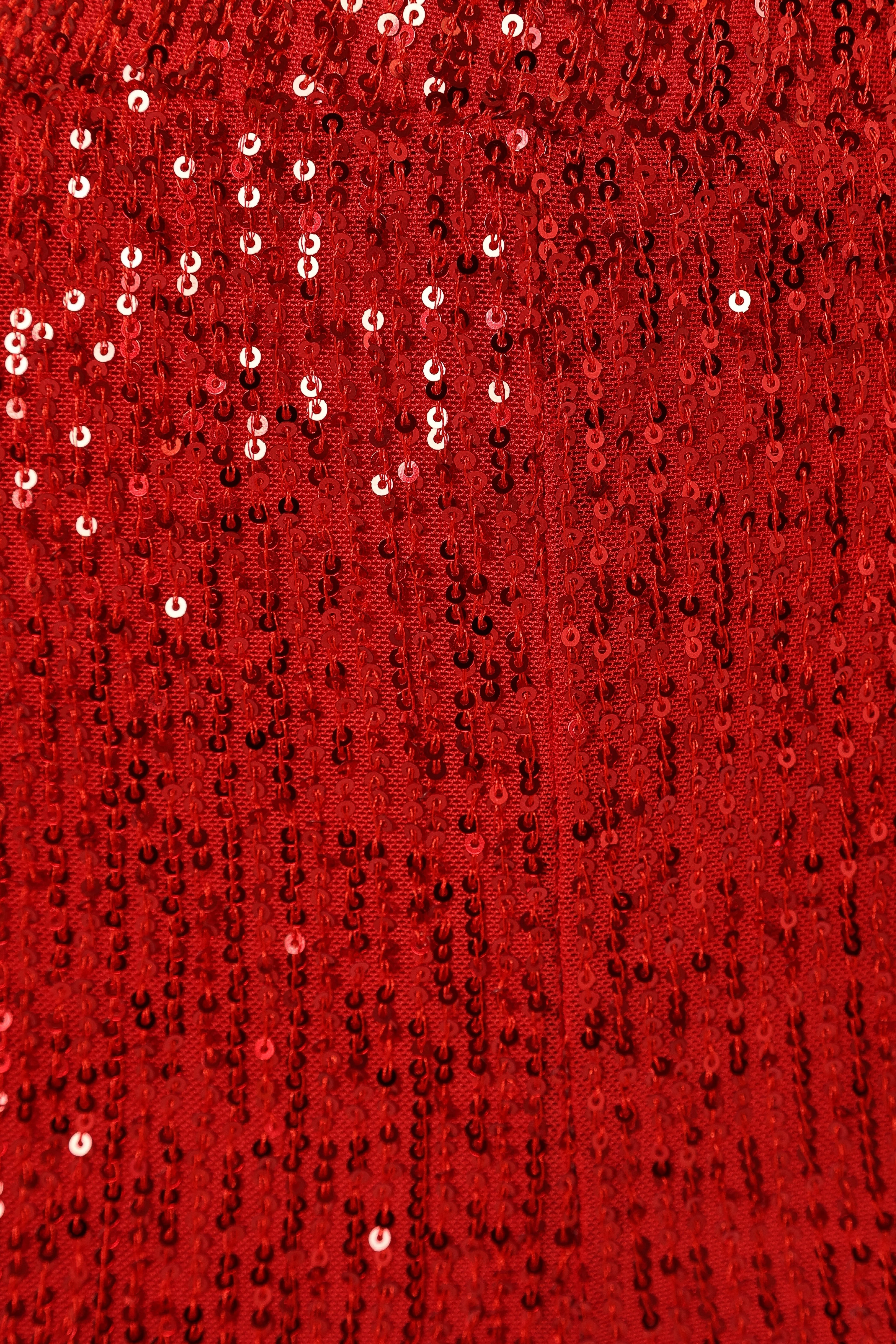 Lilianna Sequin Flare Pant - Red