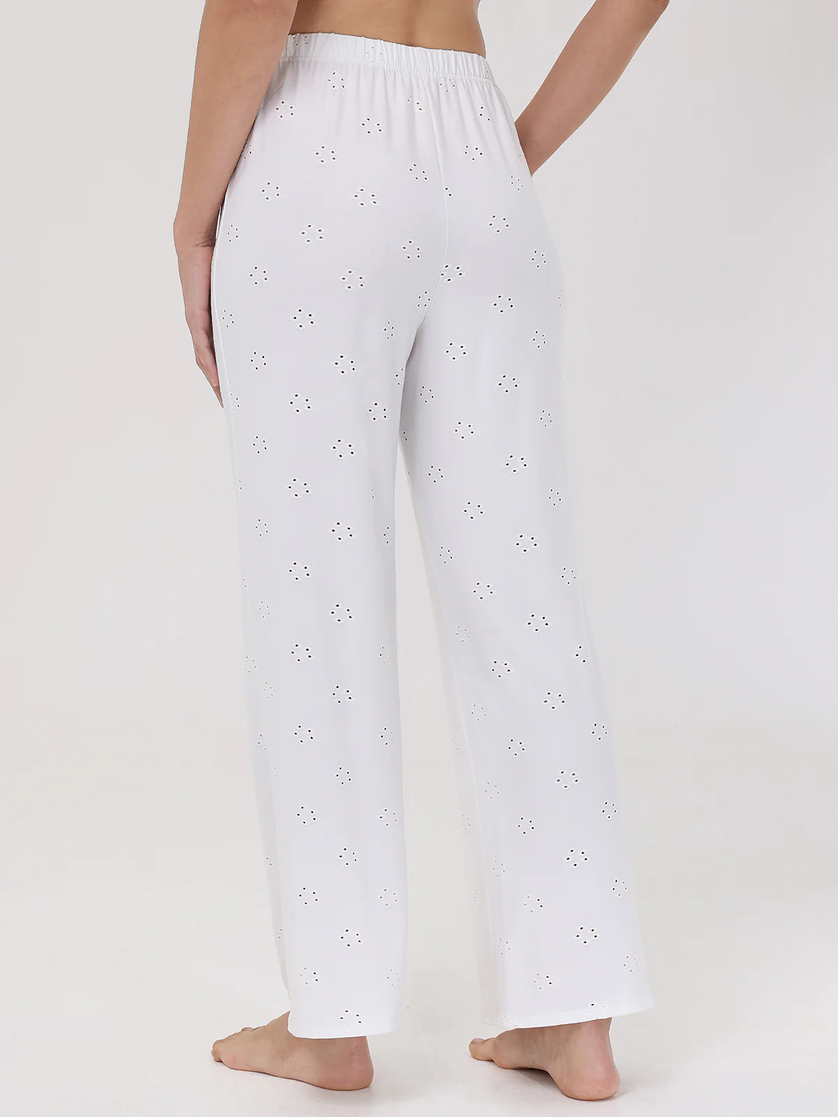 Pointelle Flower Lounge Pants
