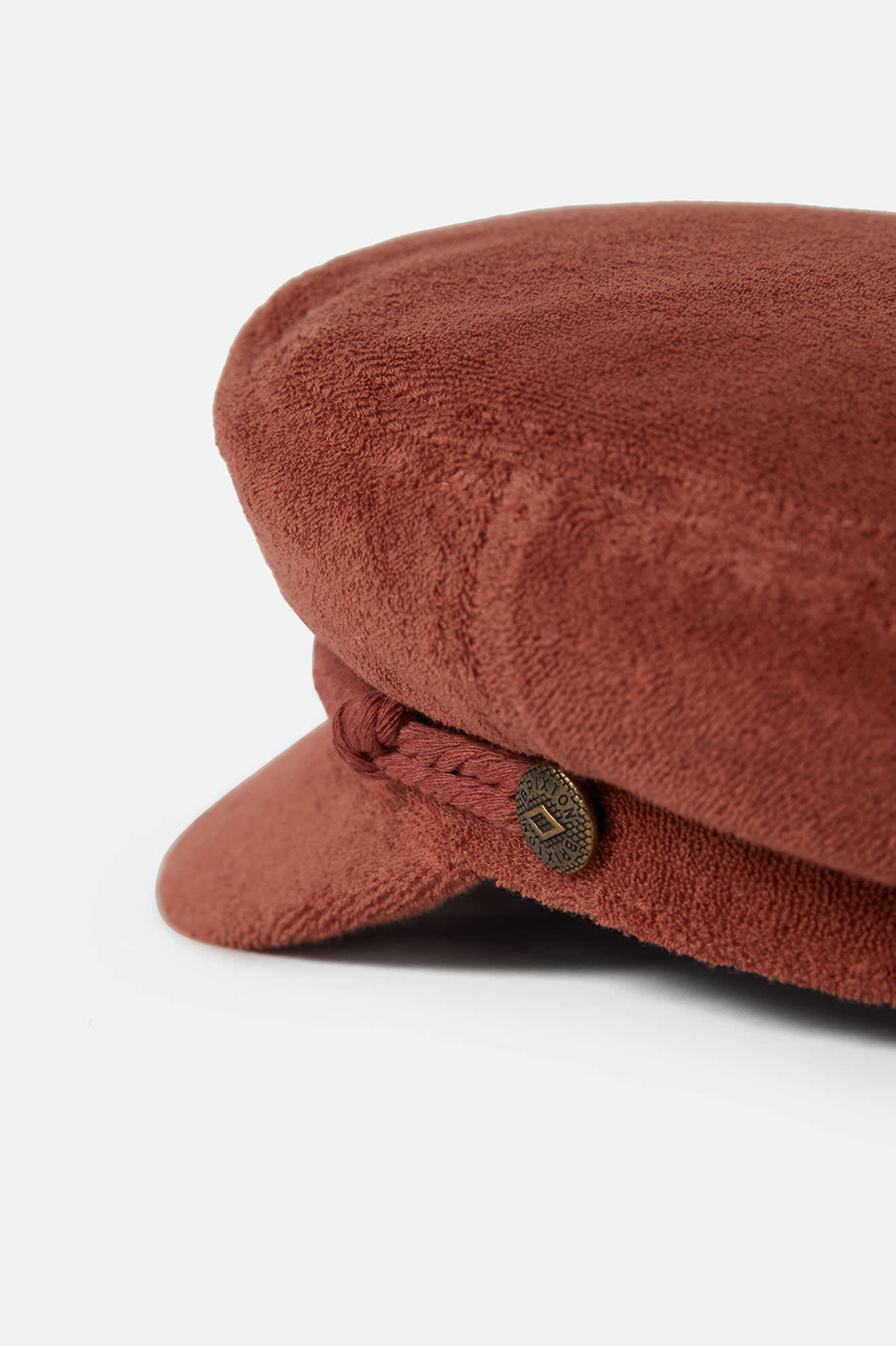 Fiddler Fisherman Cap - Burnt Brick Terry Cloth