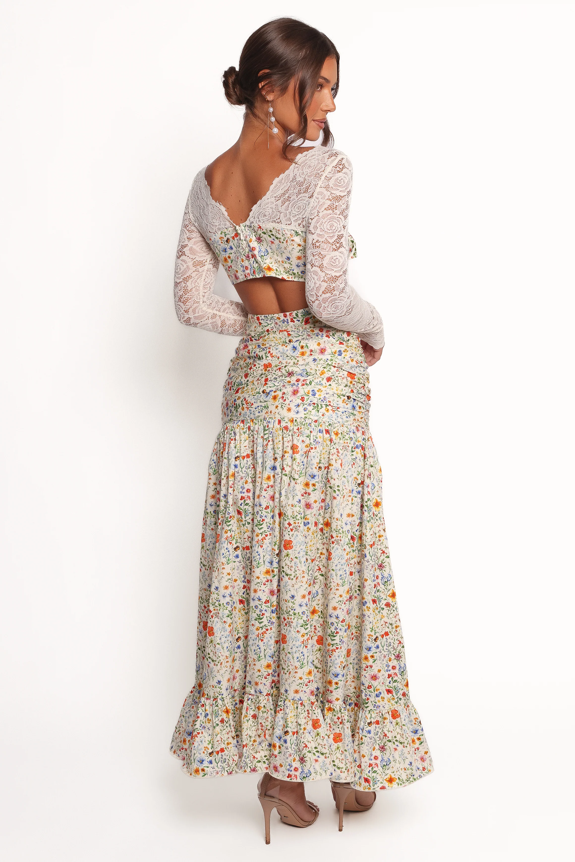 Dara Maxi Skirt - Garden Floral