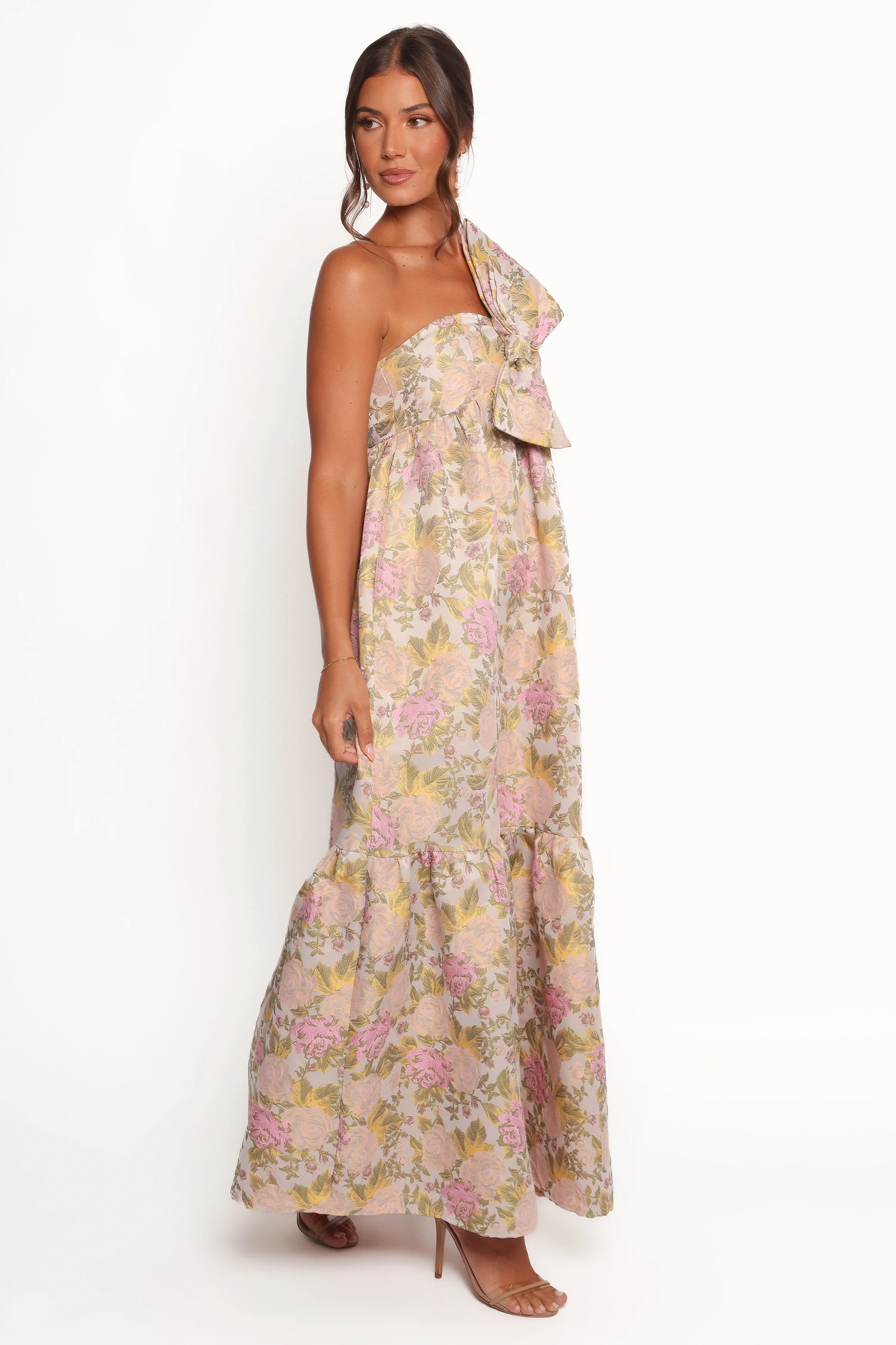 Betina Bow Front Maxi Dress - Multi Floral