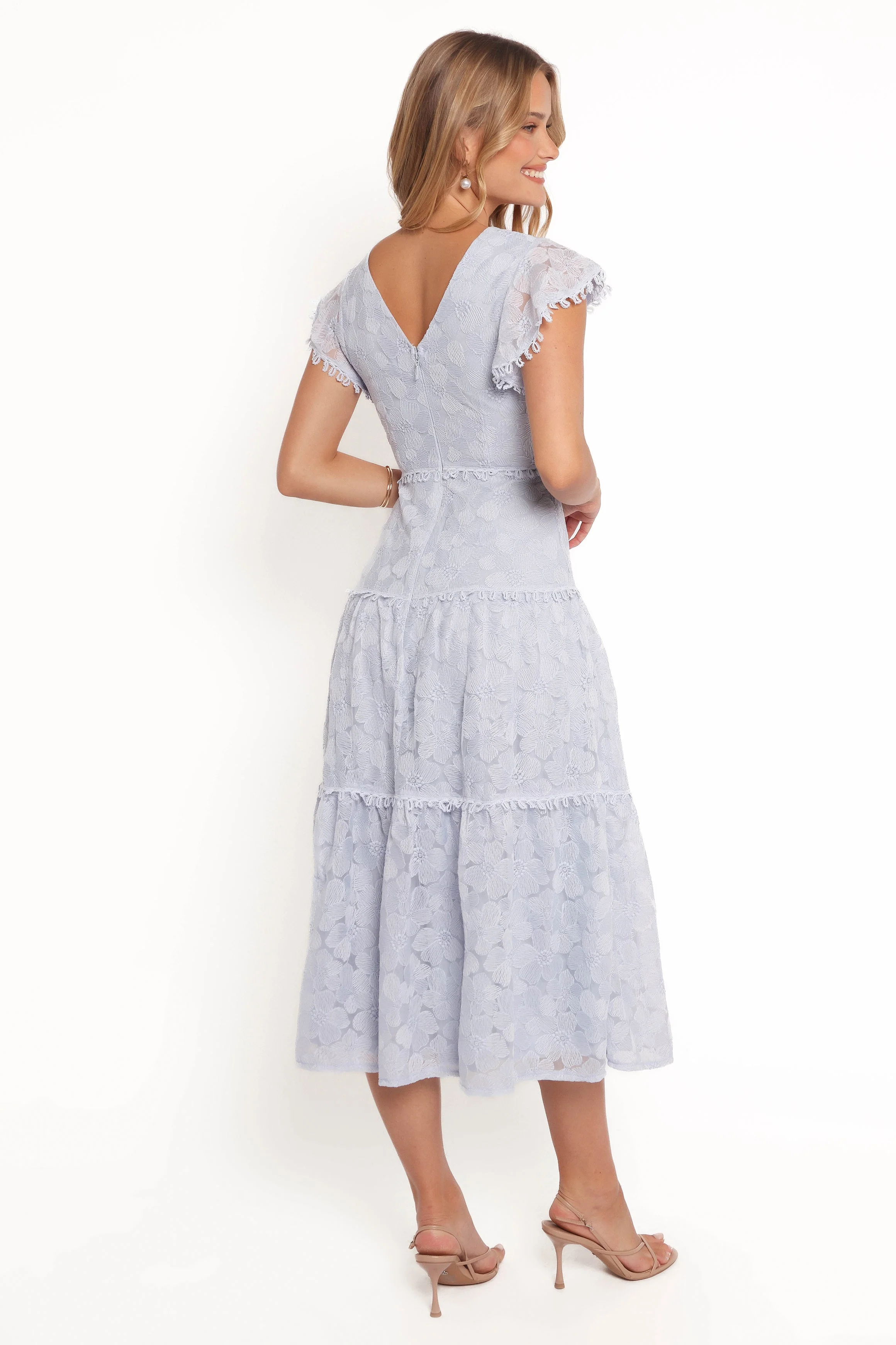 Asher Midi Dress - Blue