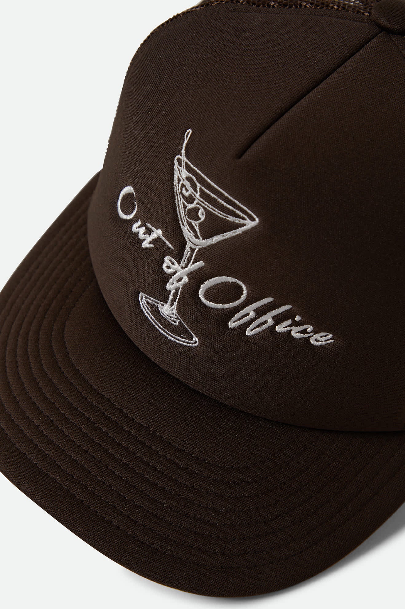 Out Of Office Netplus Trucker Hat - Pinecone Brown/Pinecone Brown