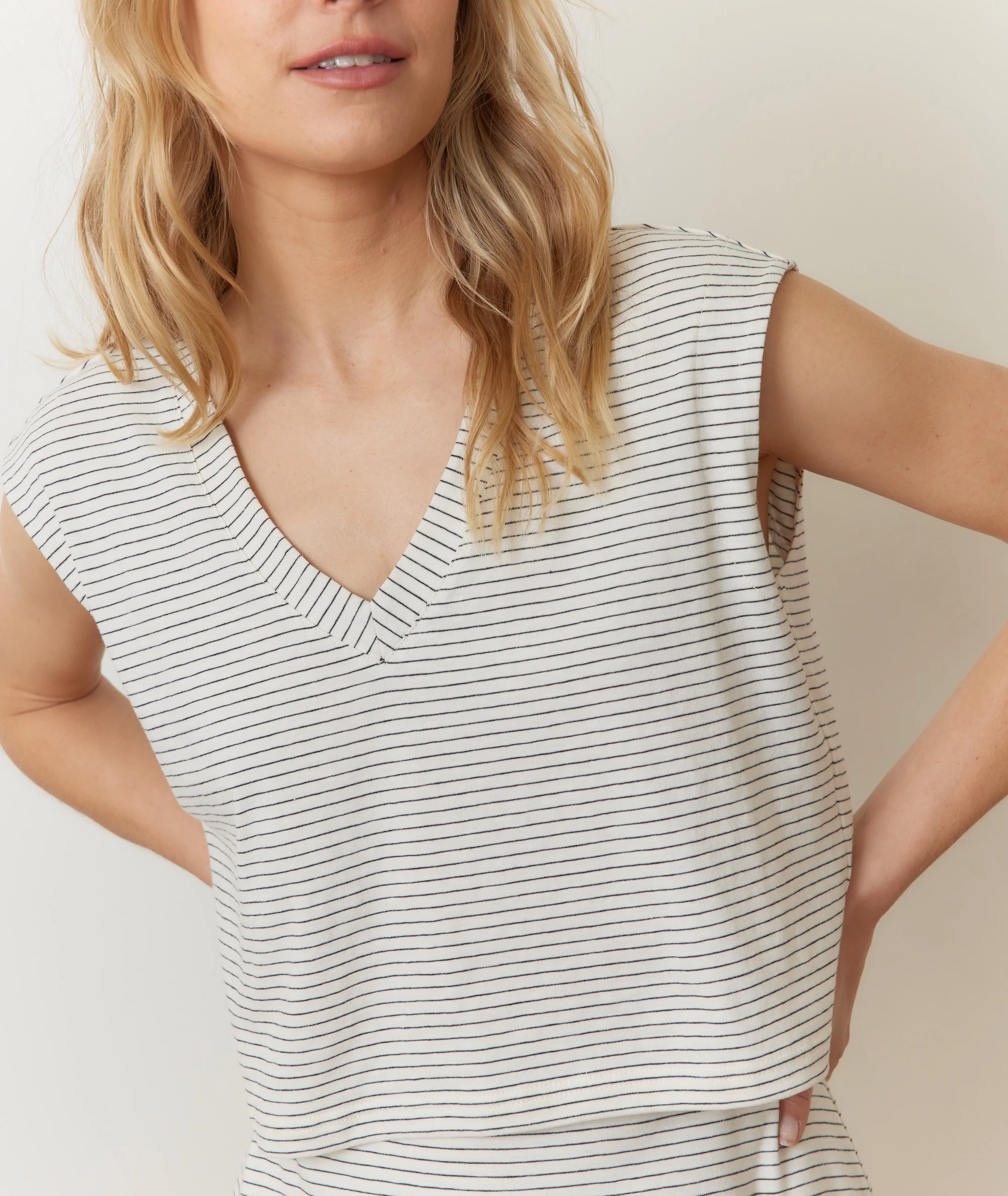 Nina Relaxed V-Neck Tank