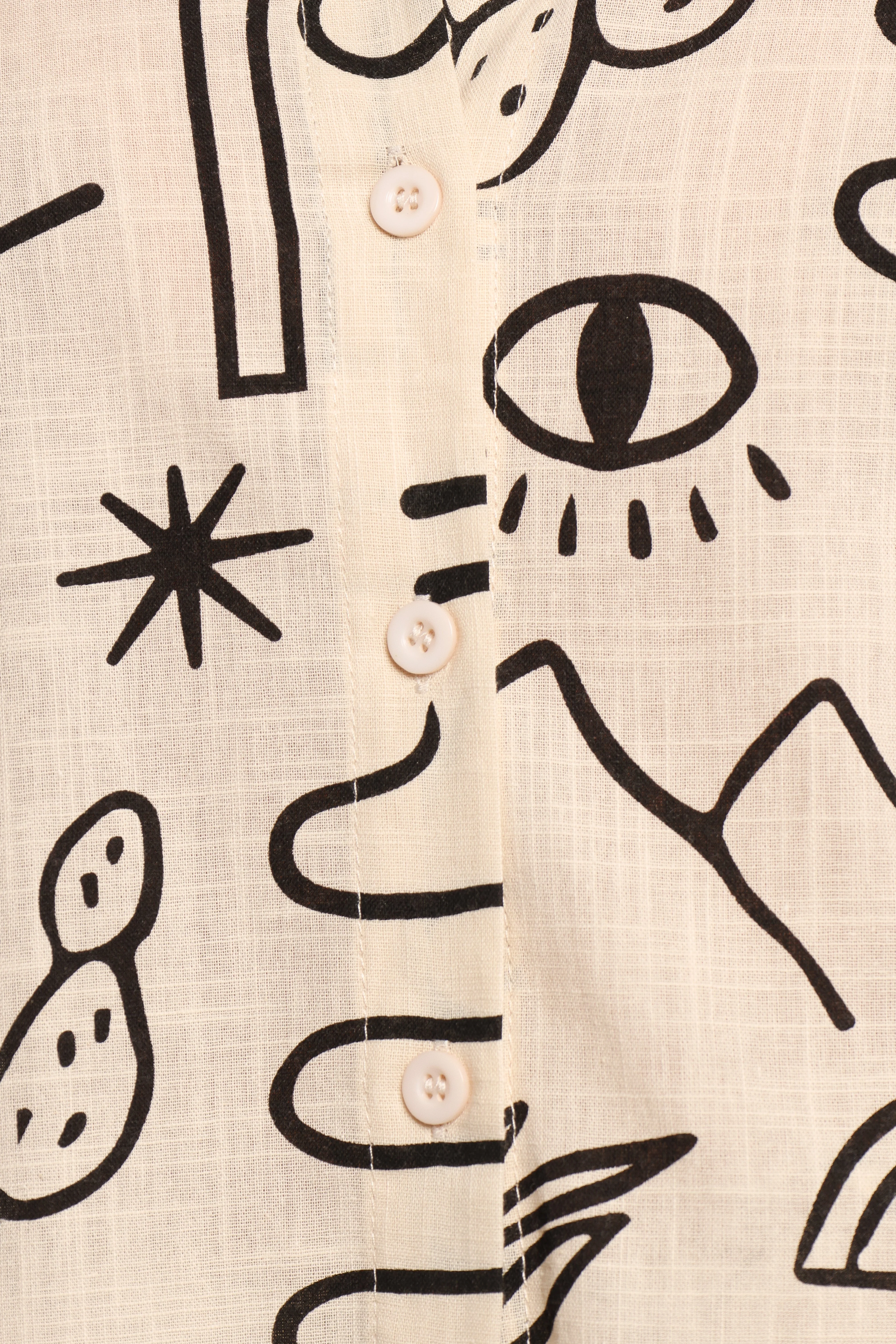 Isabella Short Set - Beige Black