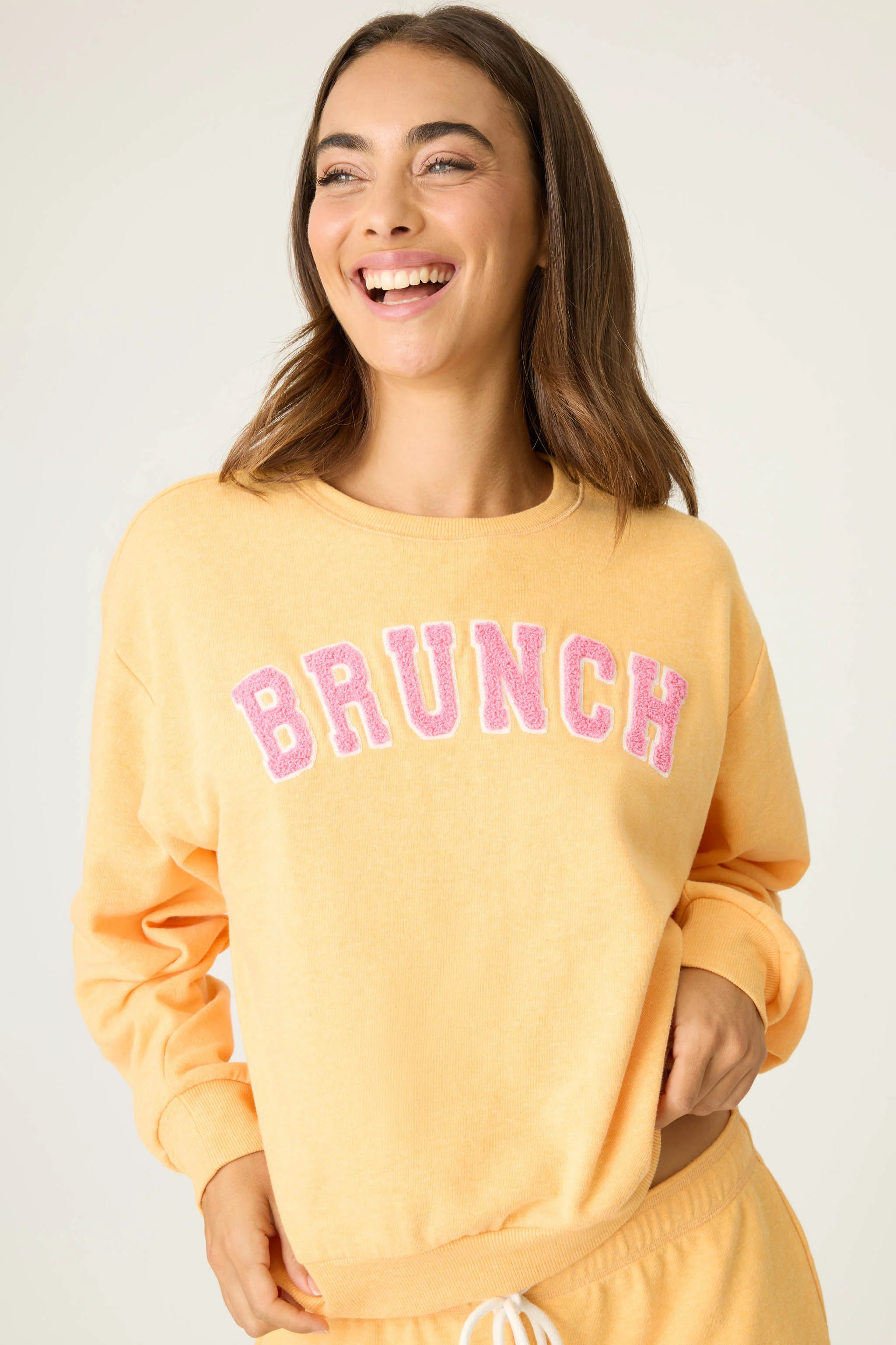 Mimosa Me Graphic Terry Sweatshirt