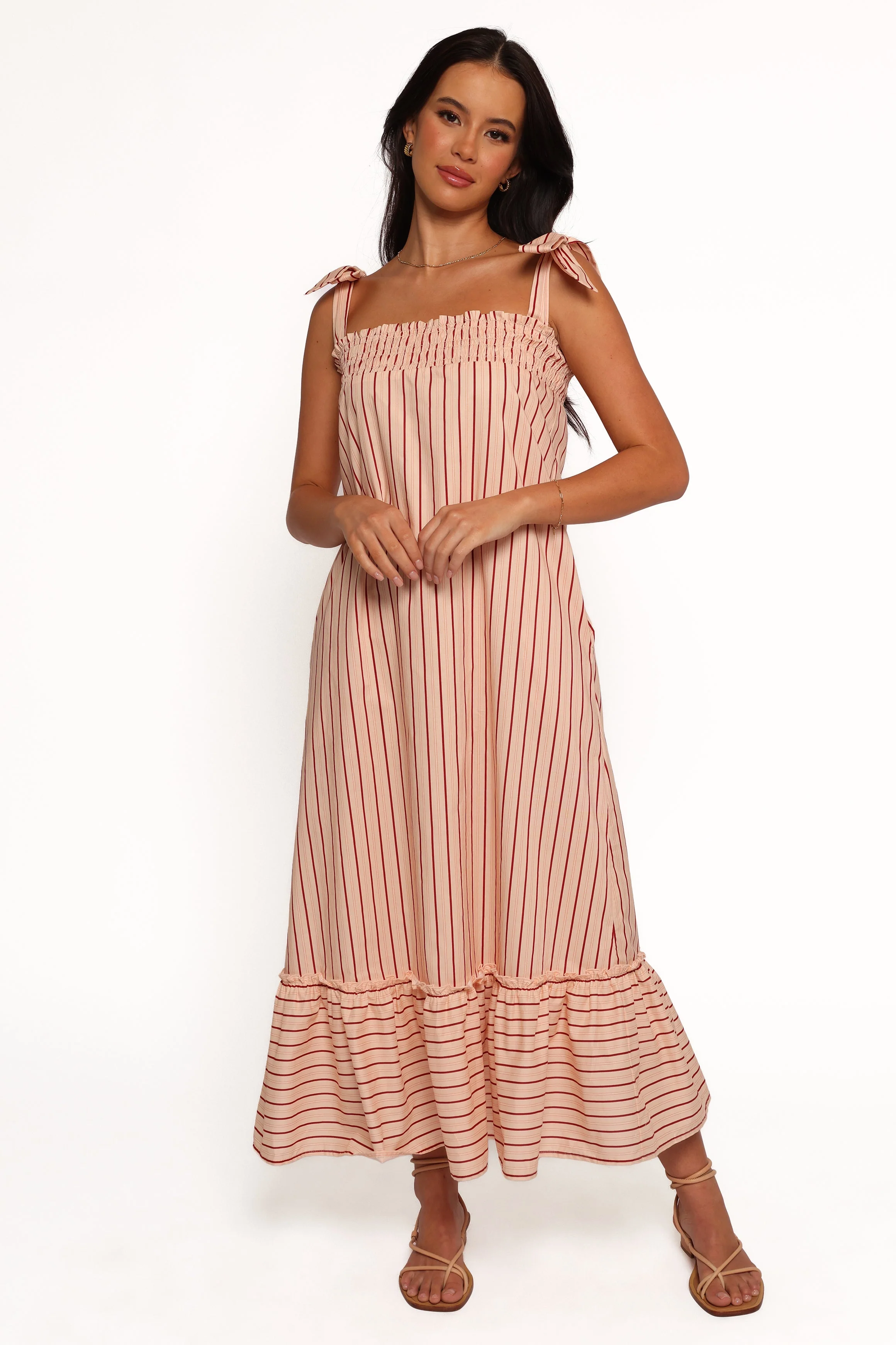 Irina Maxi Dress - Pink Stripe