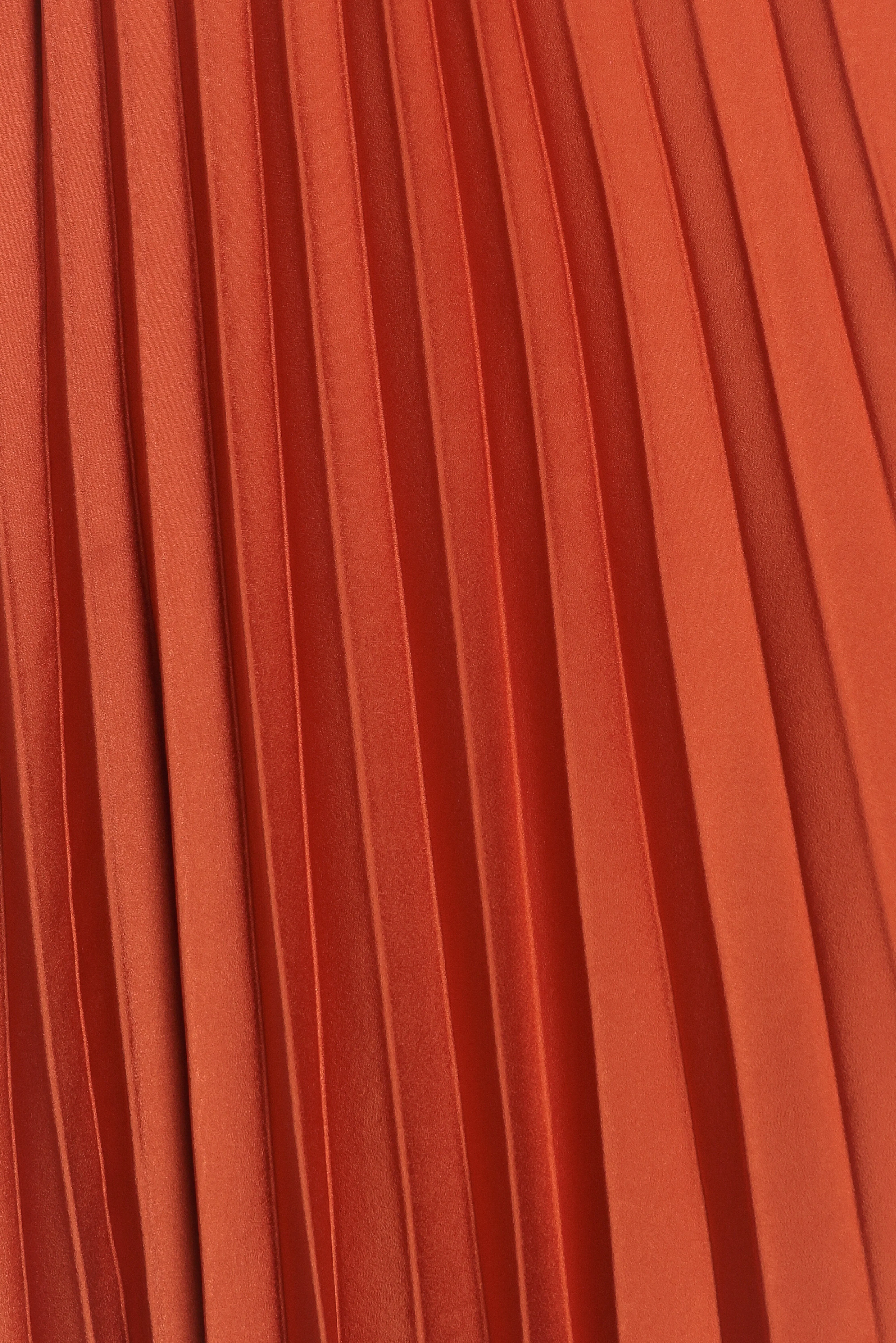 Selena One Shoulder Midi Dress - Russet Bronze