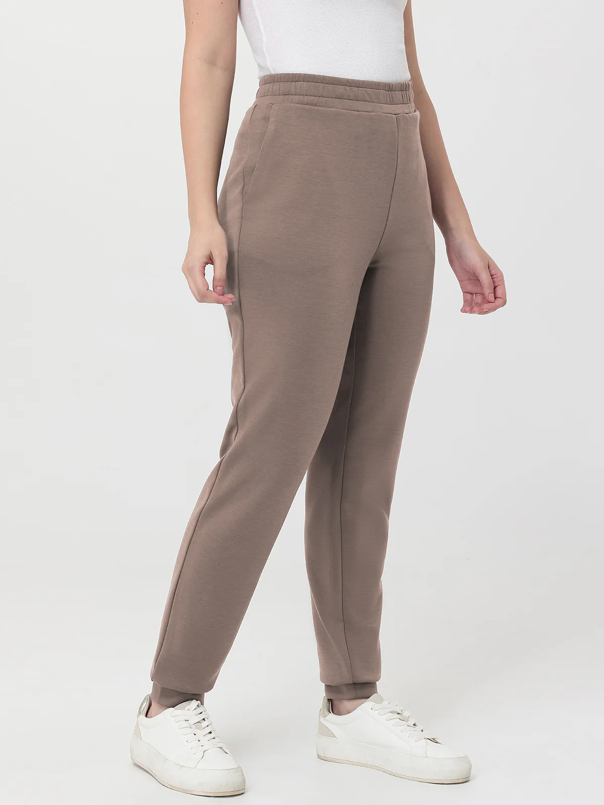 High-Rise Cuffed Joggers