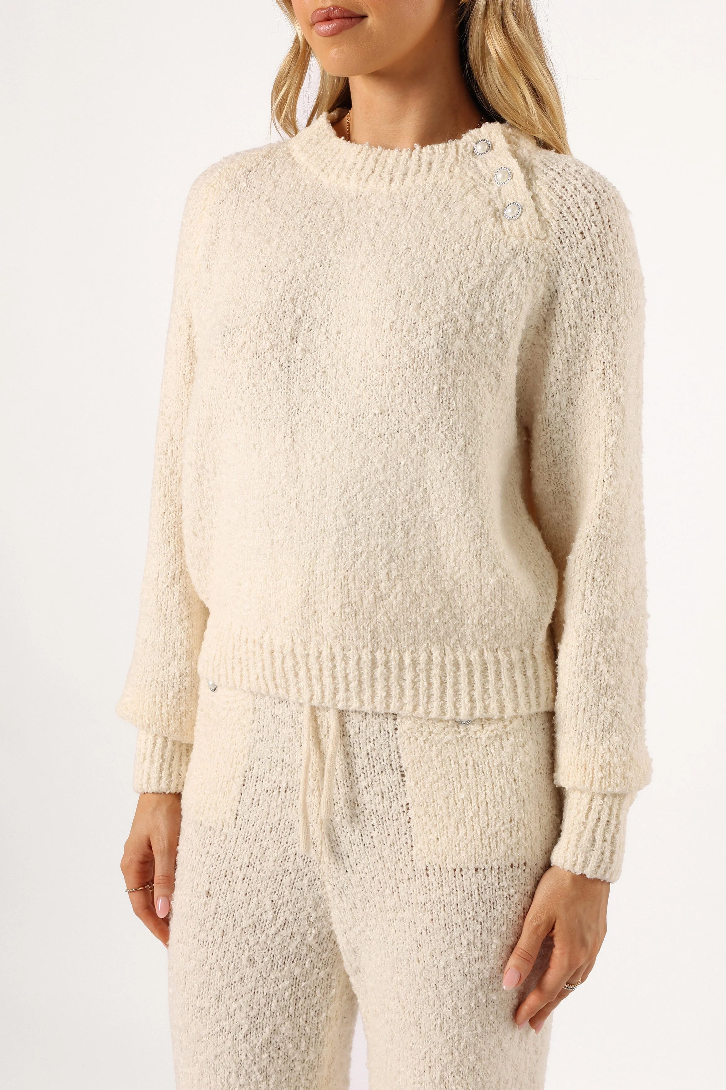 Victoria Knitted Set - Cream