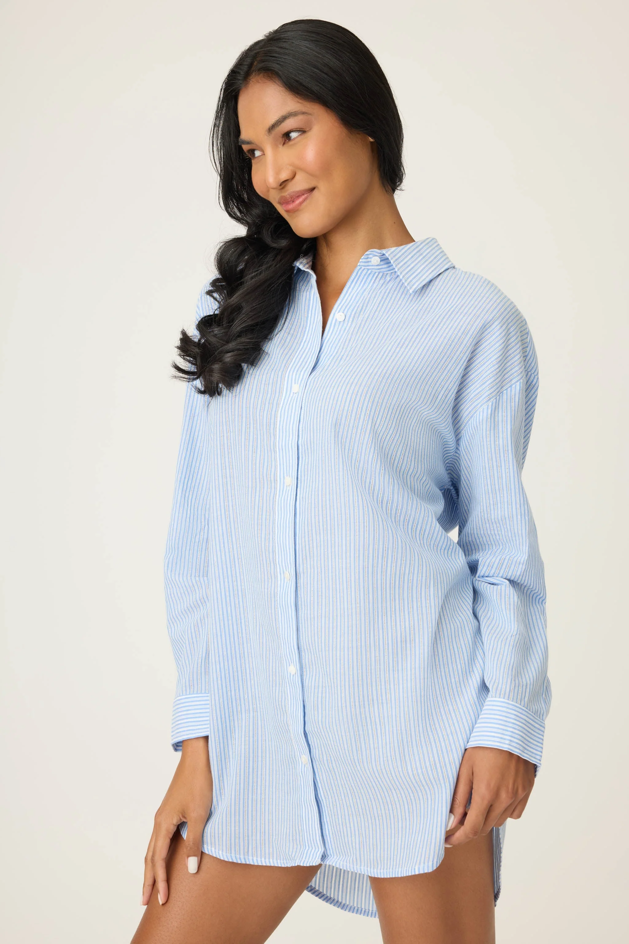 Dainty Daisy Long Sleeve Night Shirt