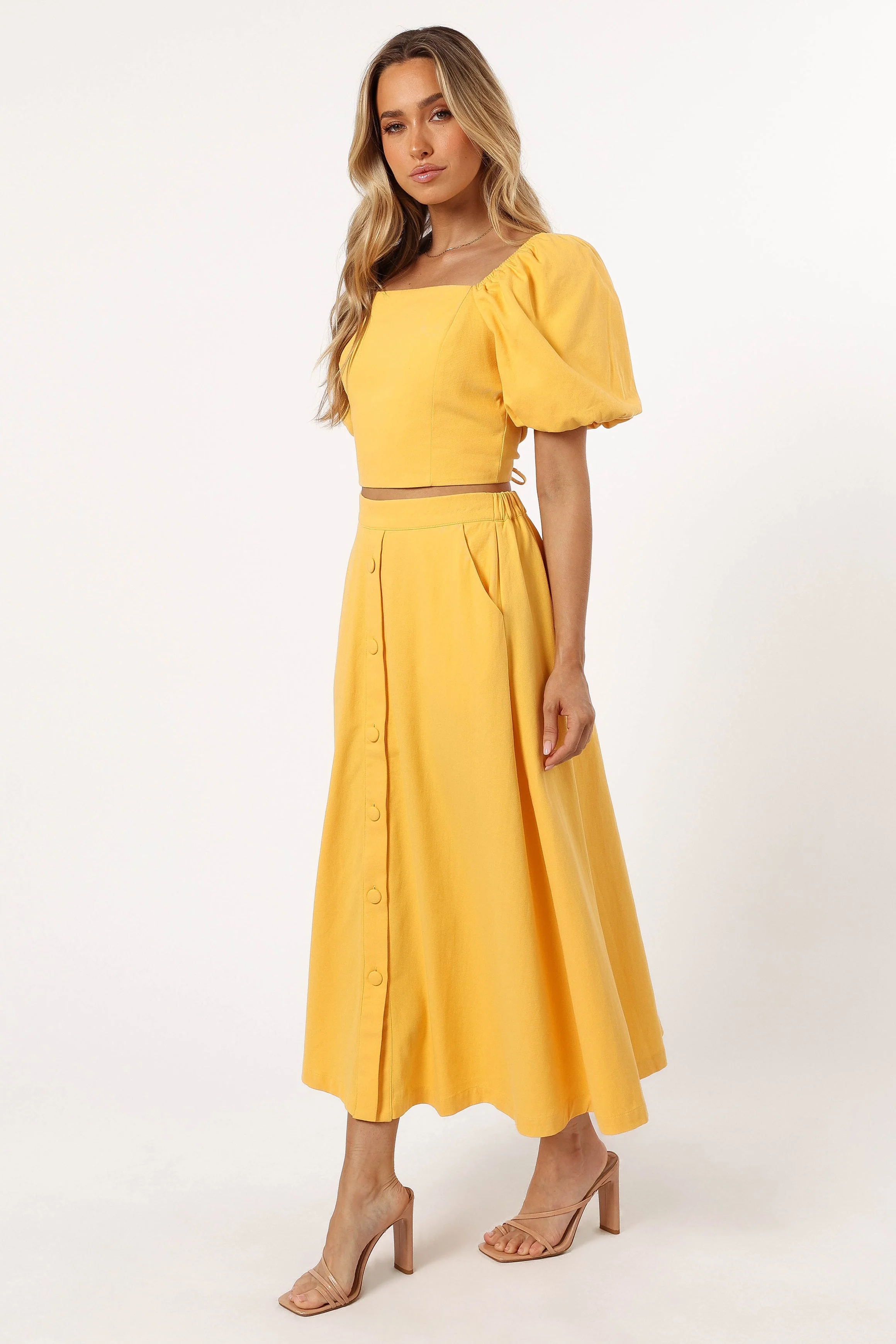Mave Midi Skirt - Sunflower