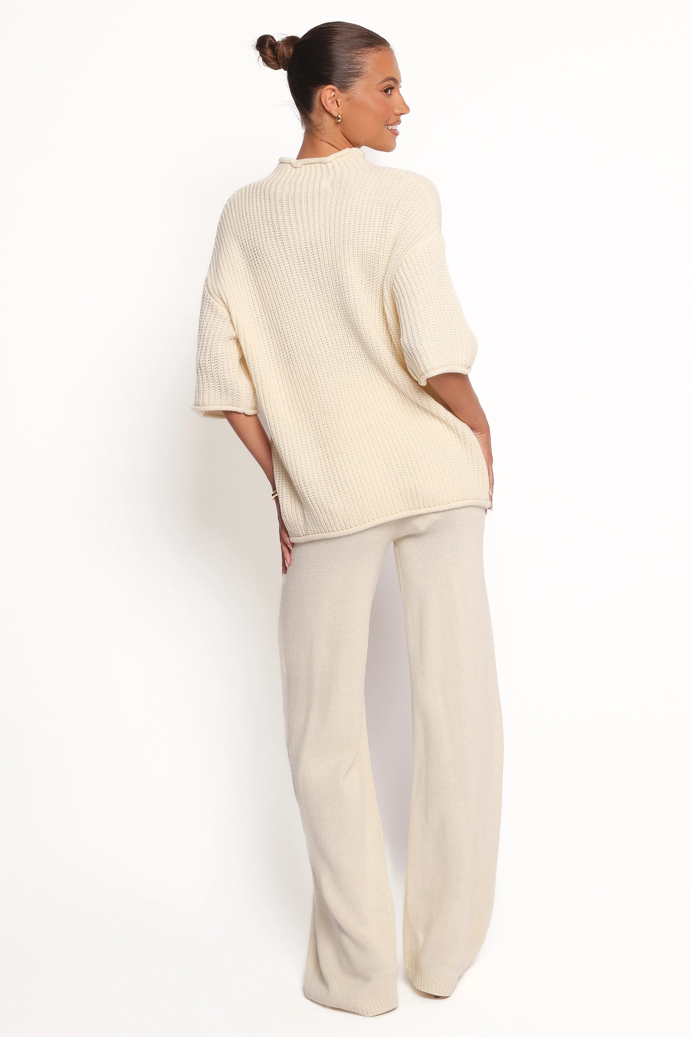 Remii Knit Pant Set - Ivory