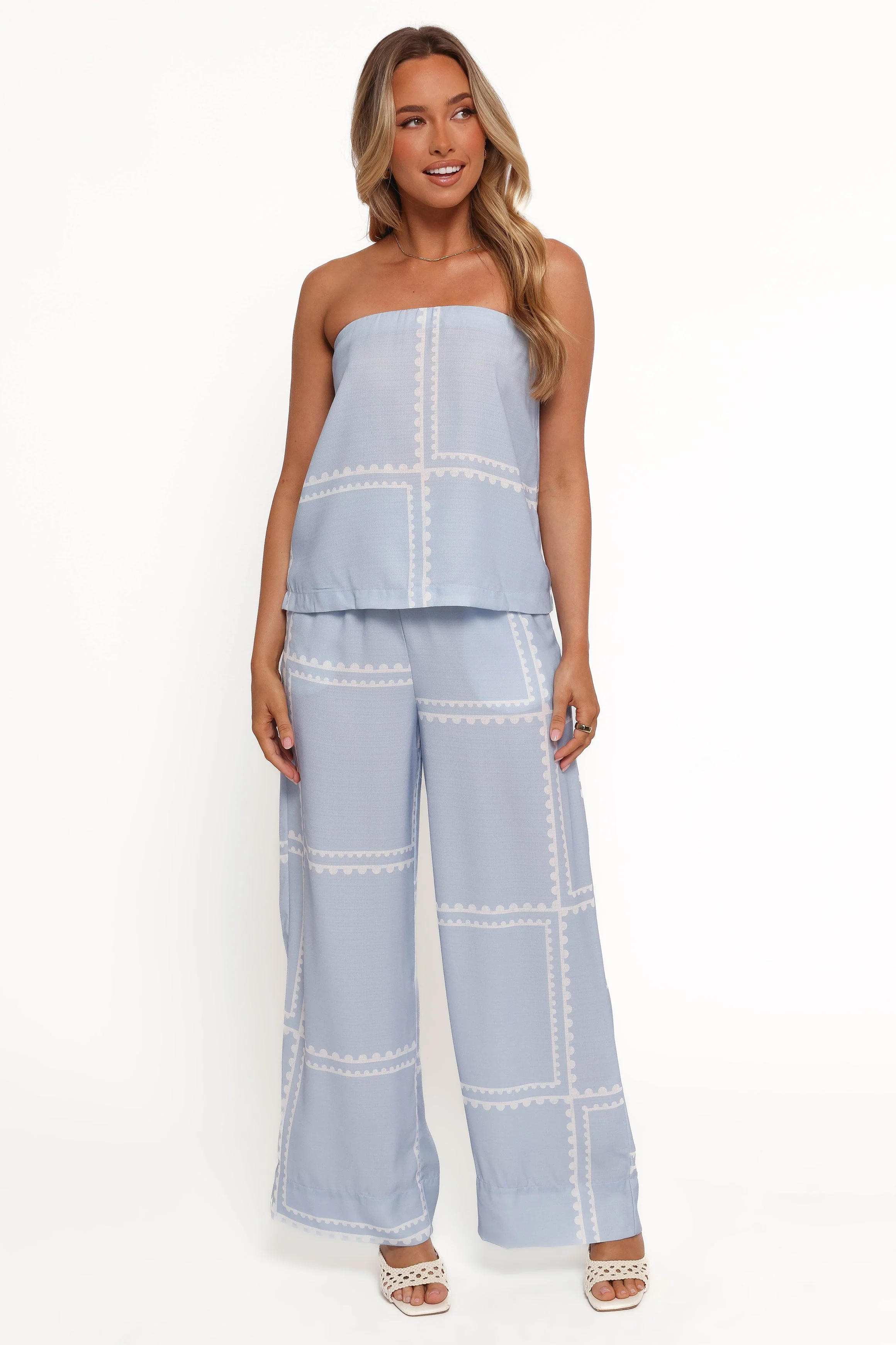 Ezra Pant Set - Light Blue