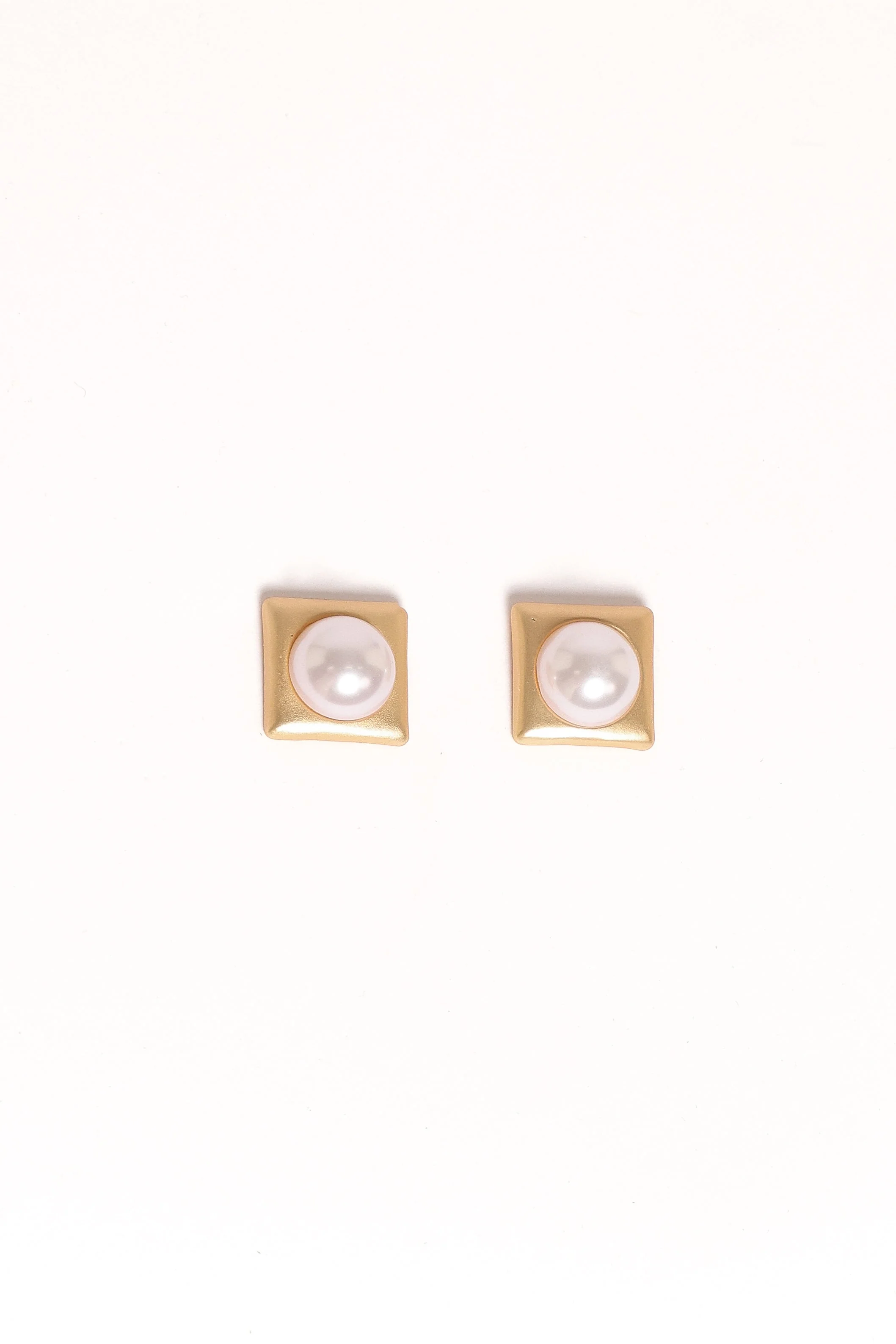 Kimmy Pearl Earrings - Gold