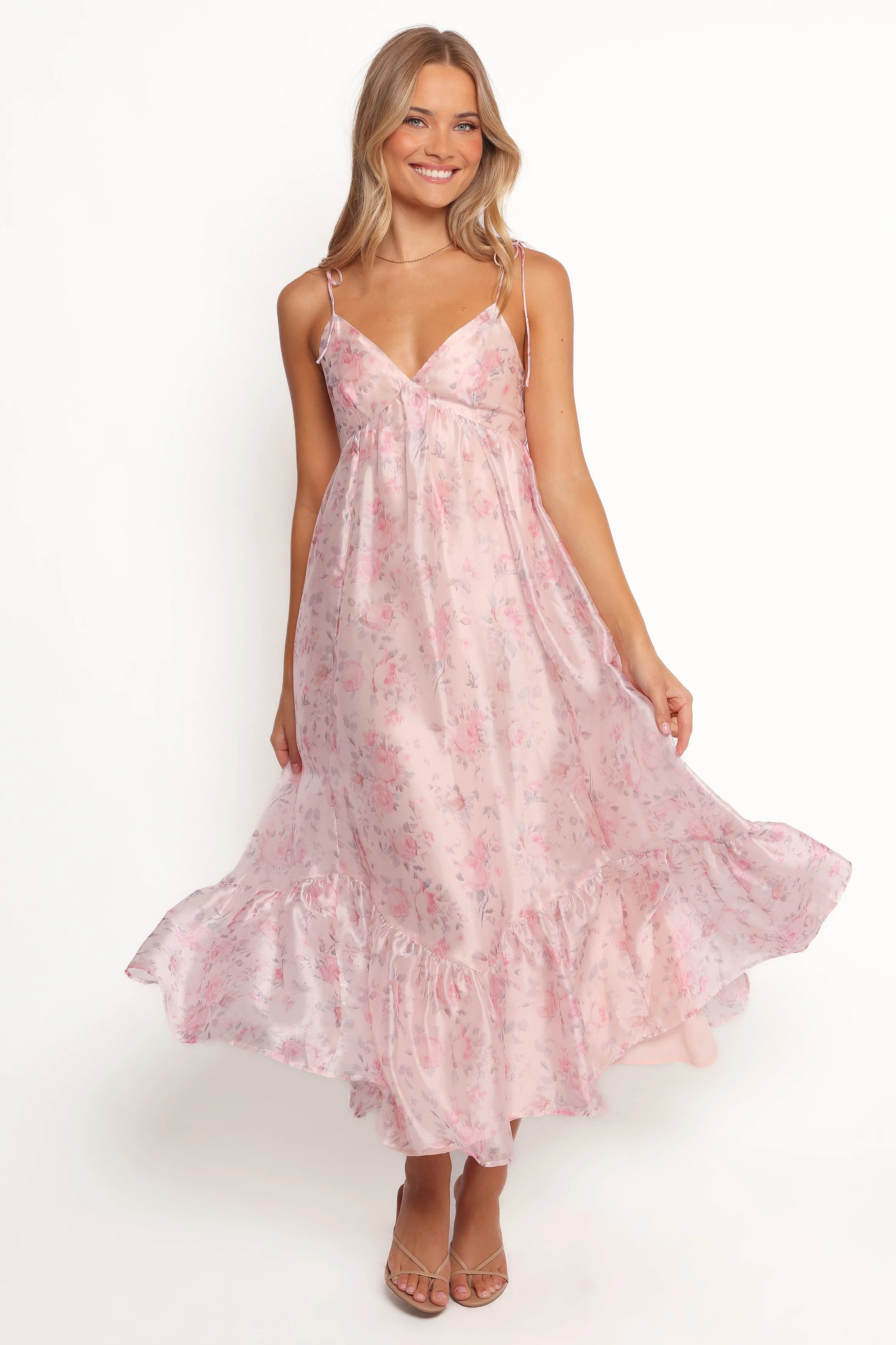 Xanthe Maxi Dress - Pink Floral