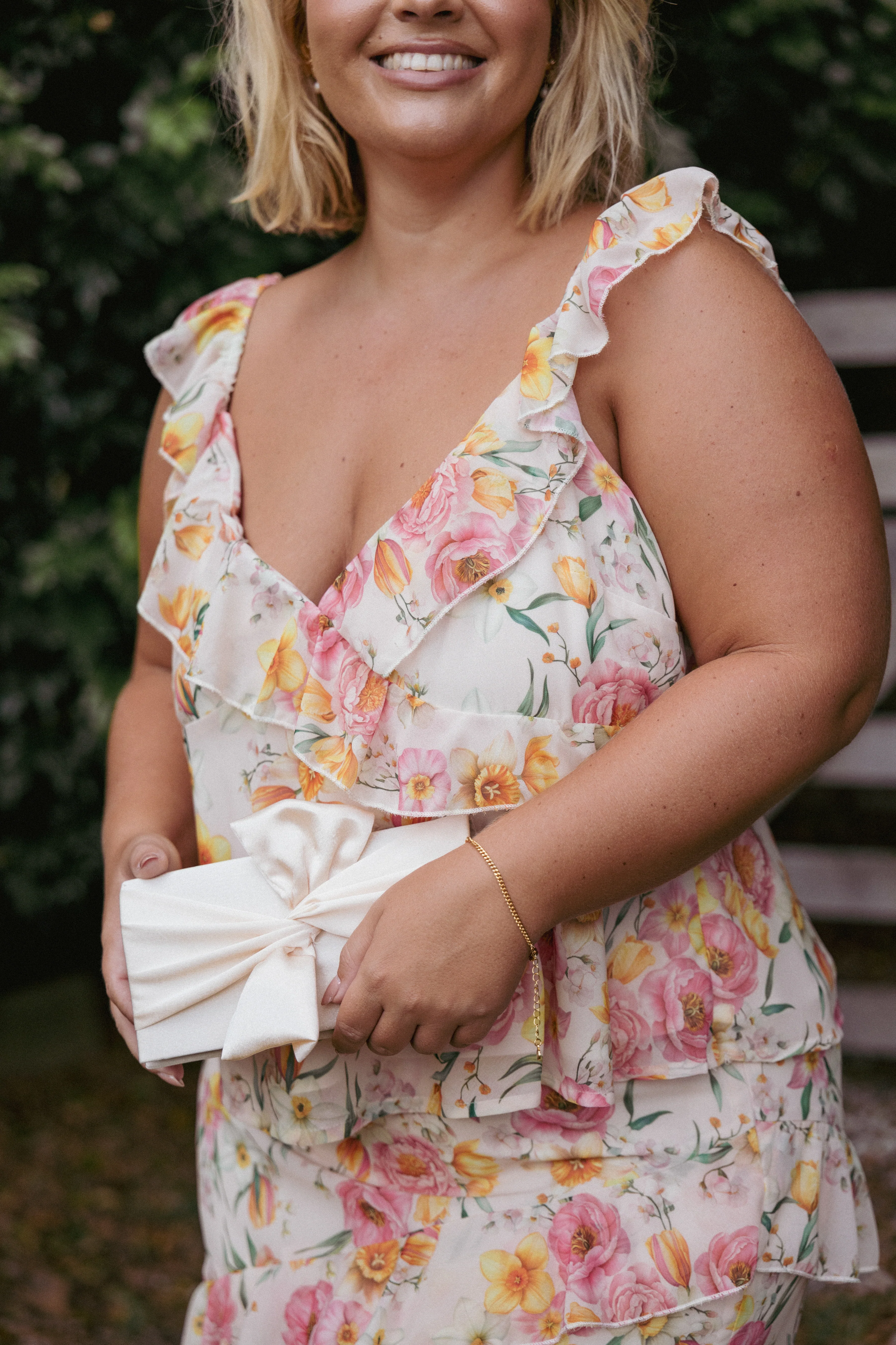 Ophelia Clutch - Champagne