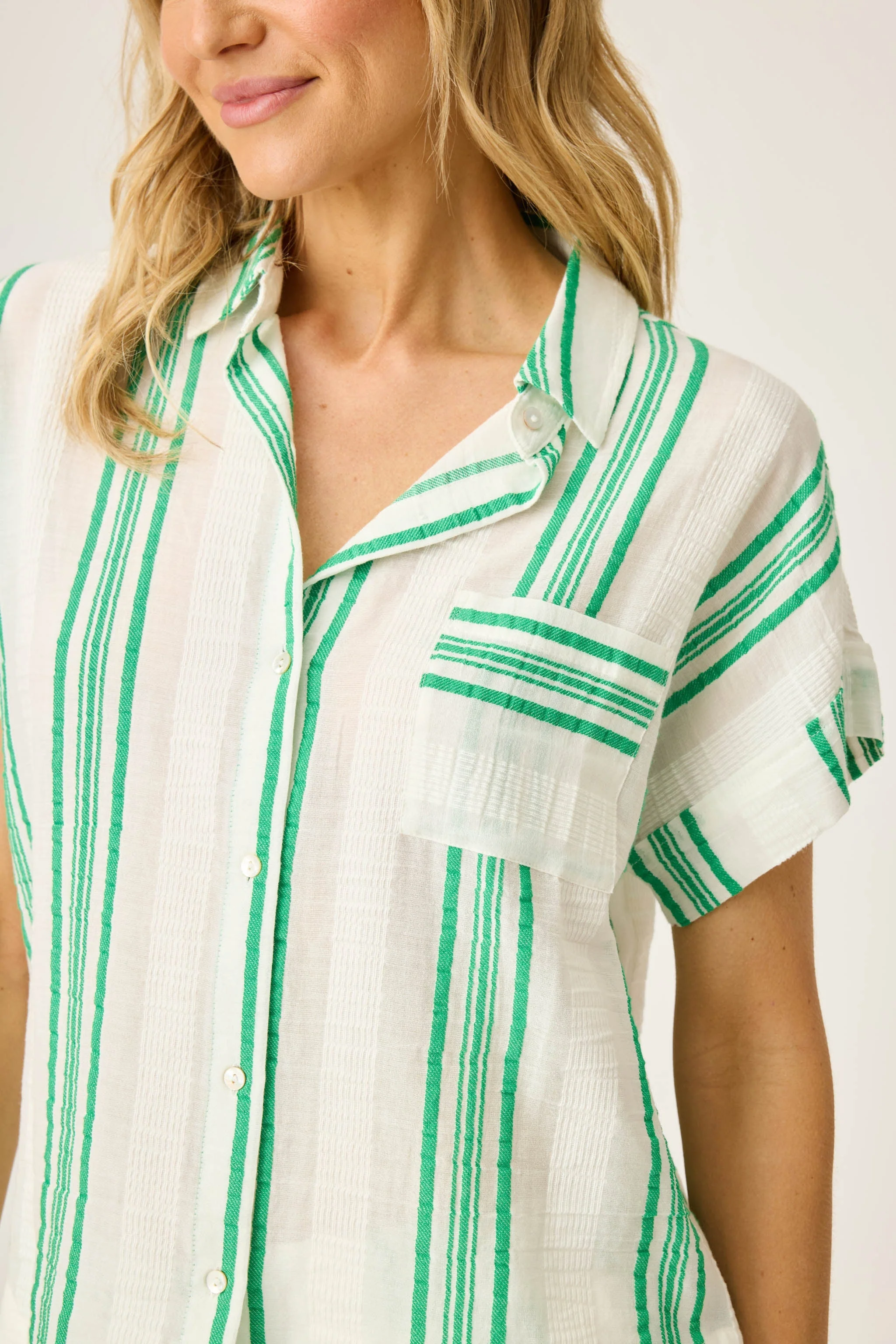 Beachcomber Short Sleeve Button Up