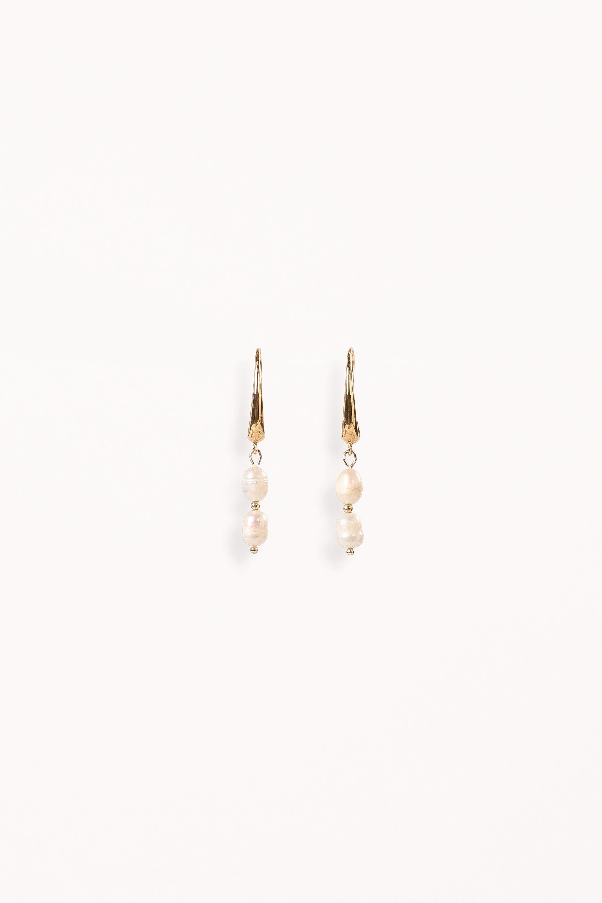 Larissa Pearl Earrings - Gold