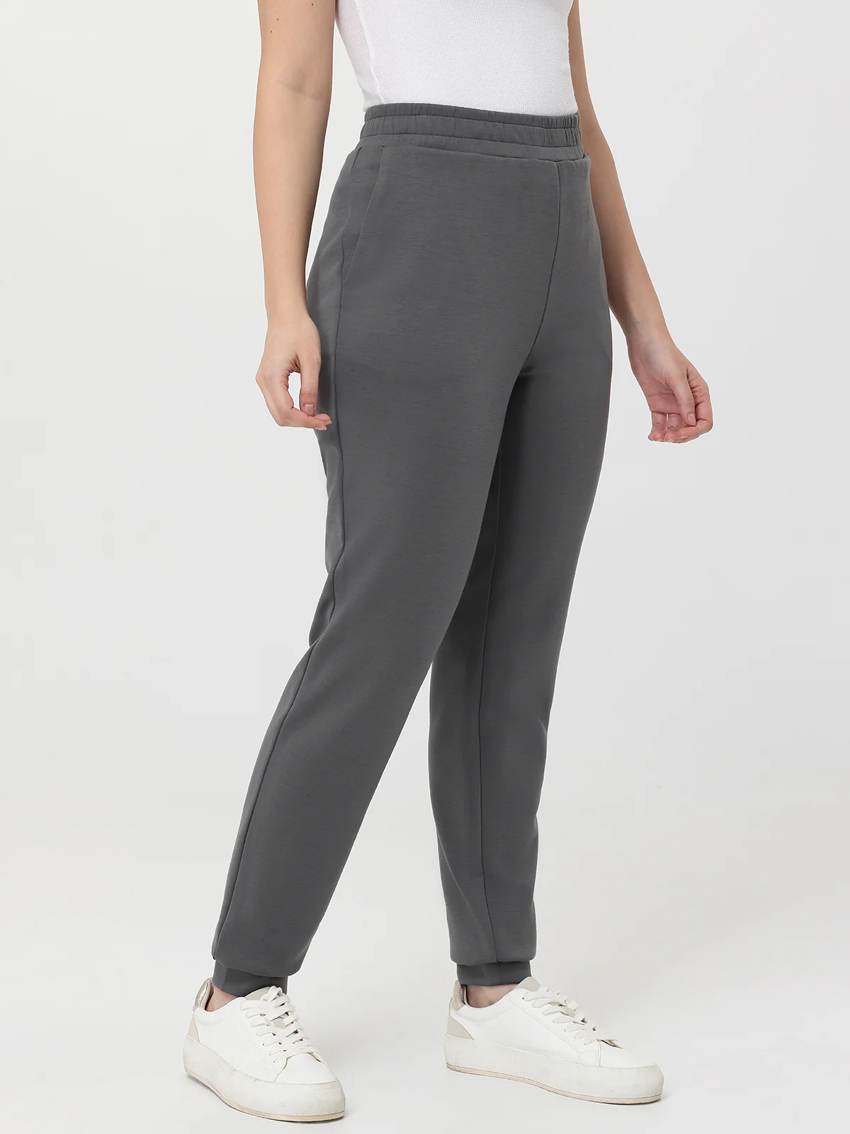 High-Rise Cuffed Joggers