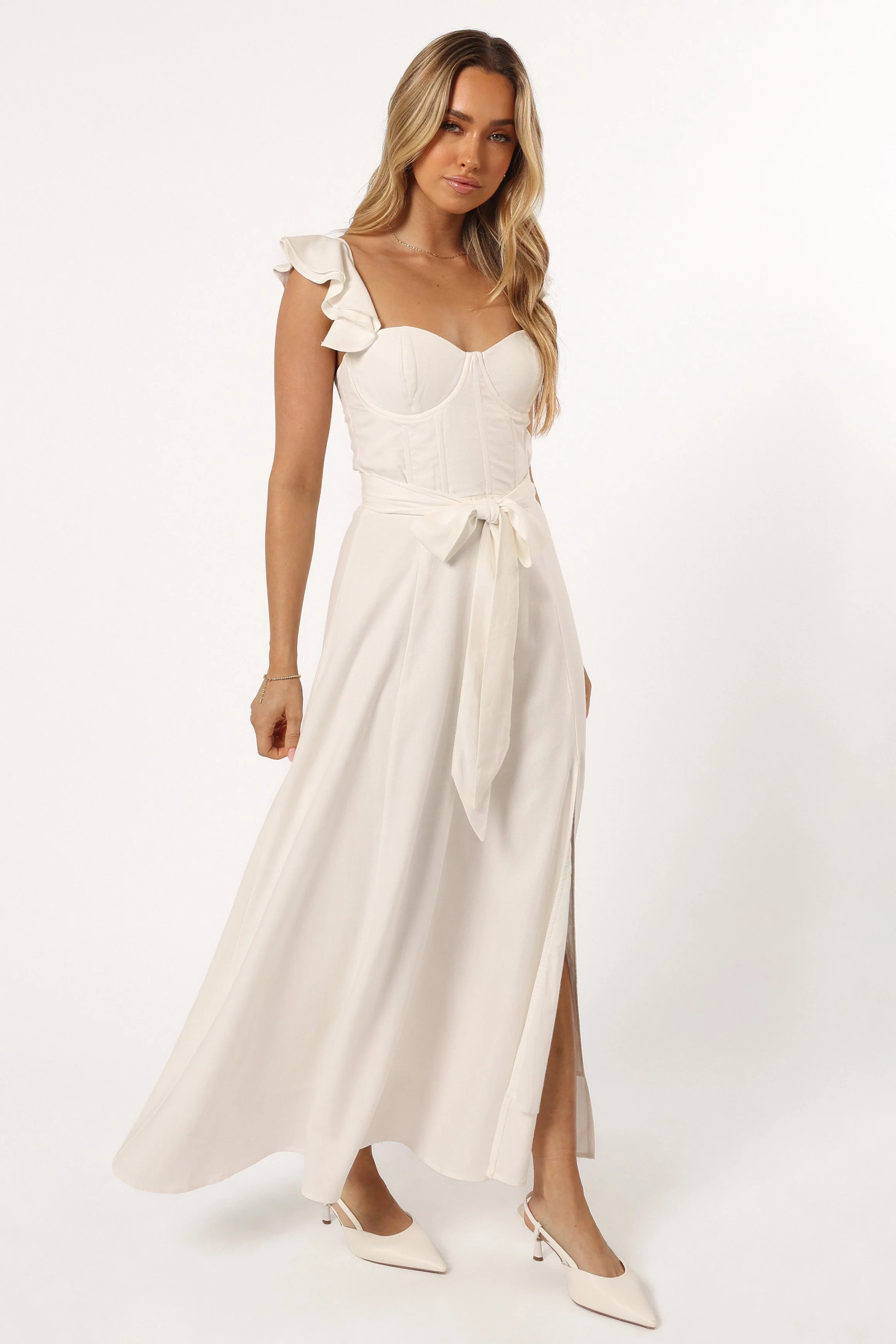 Enslee Midi Dress - Ivory