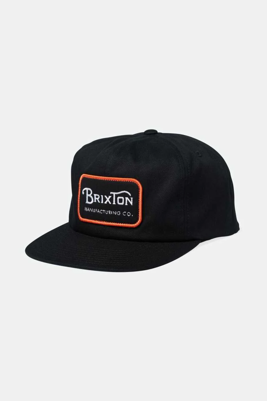 Grade Snapback - Black/Orange/White