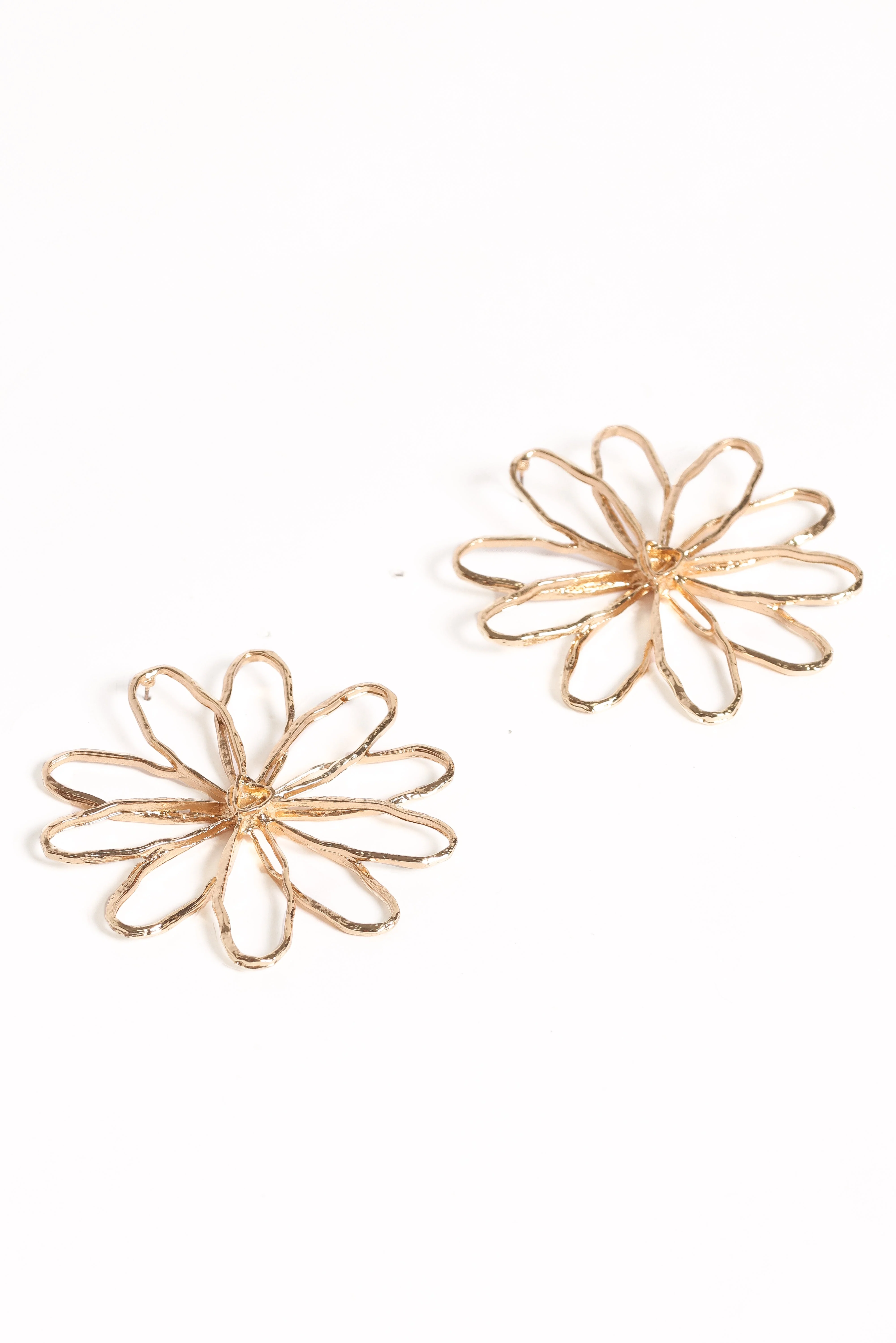 Indi Flower Earrings - Gold