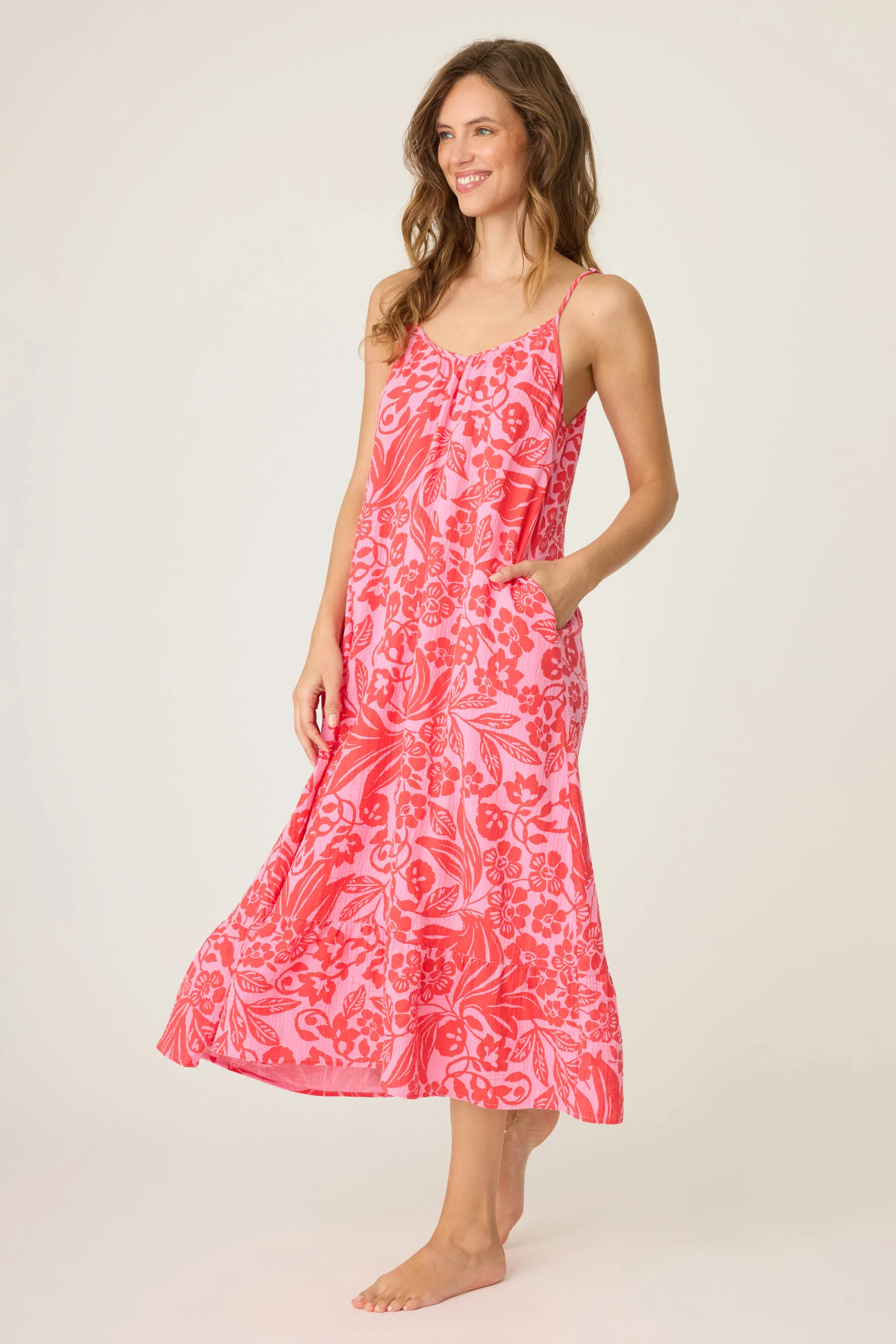 Bali Bay Floral Maxi Dress