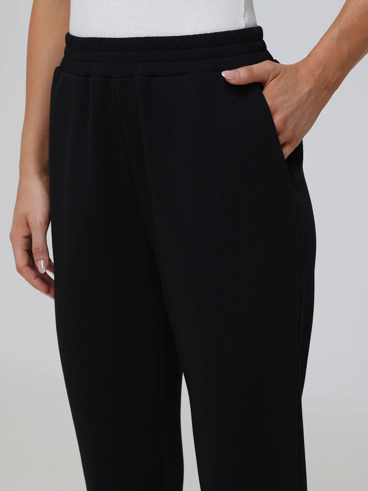 High-Rise Cuffed Joggers