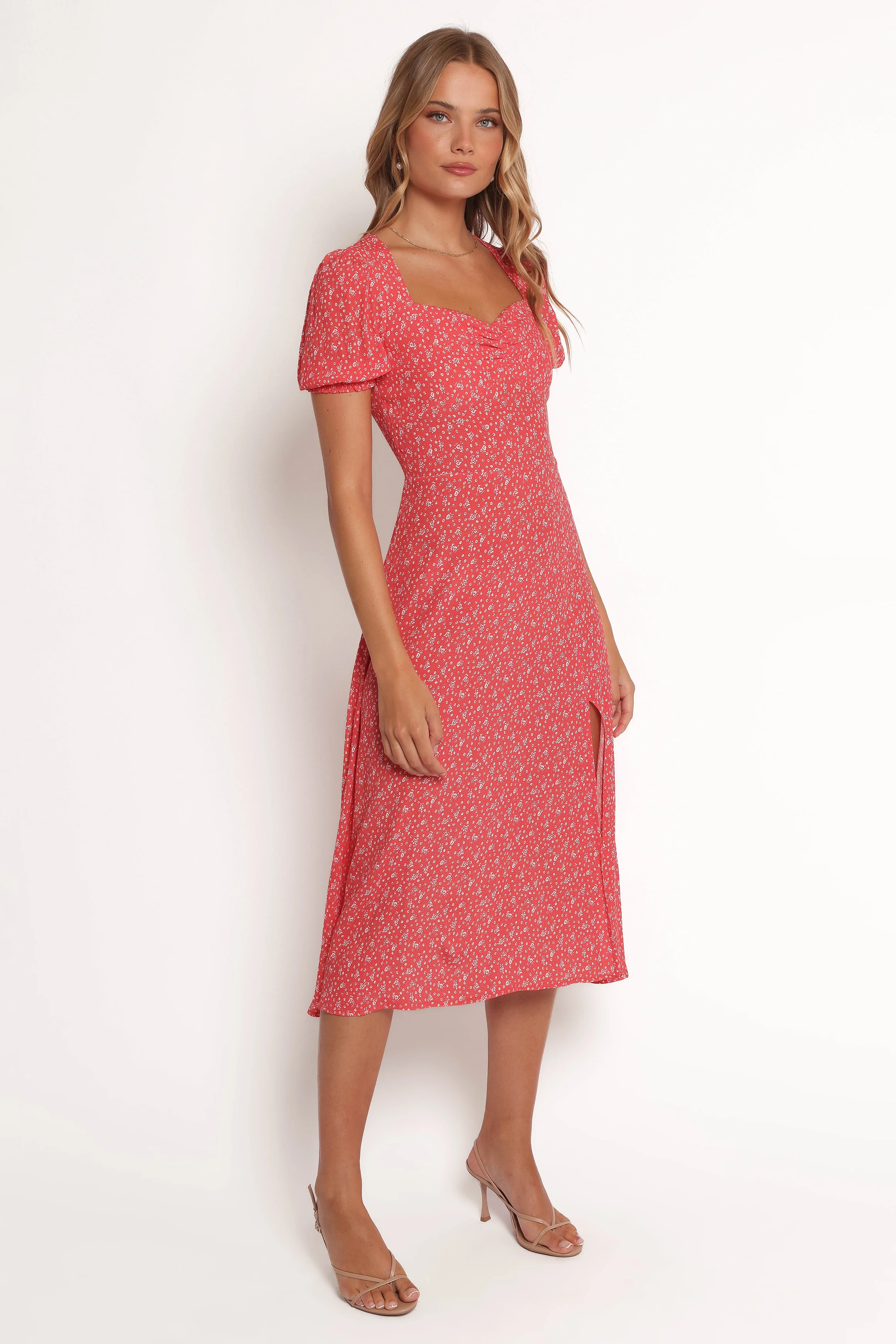 Franklin Dress - Red Floral